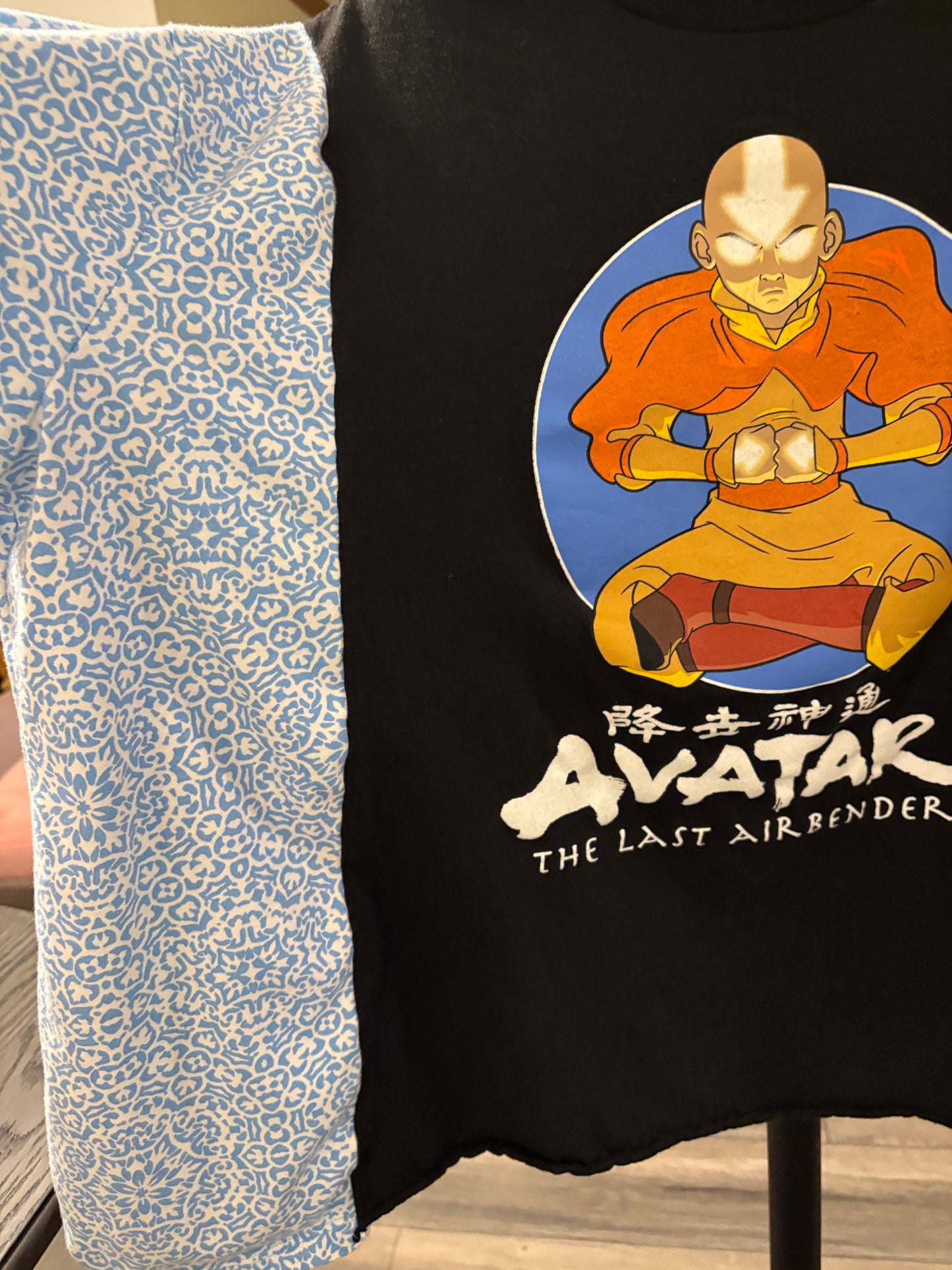 The Avatar Upcycled Drop Sleeve Tee One Size Fits a Small to 2X