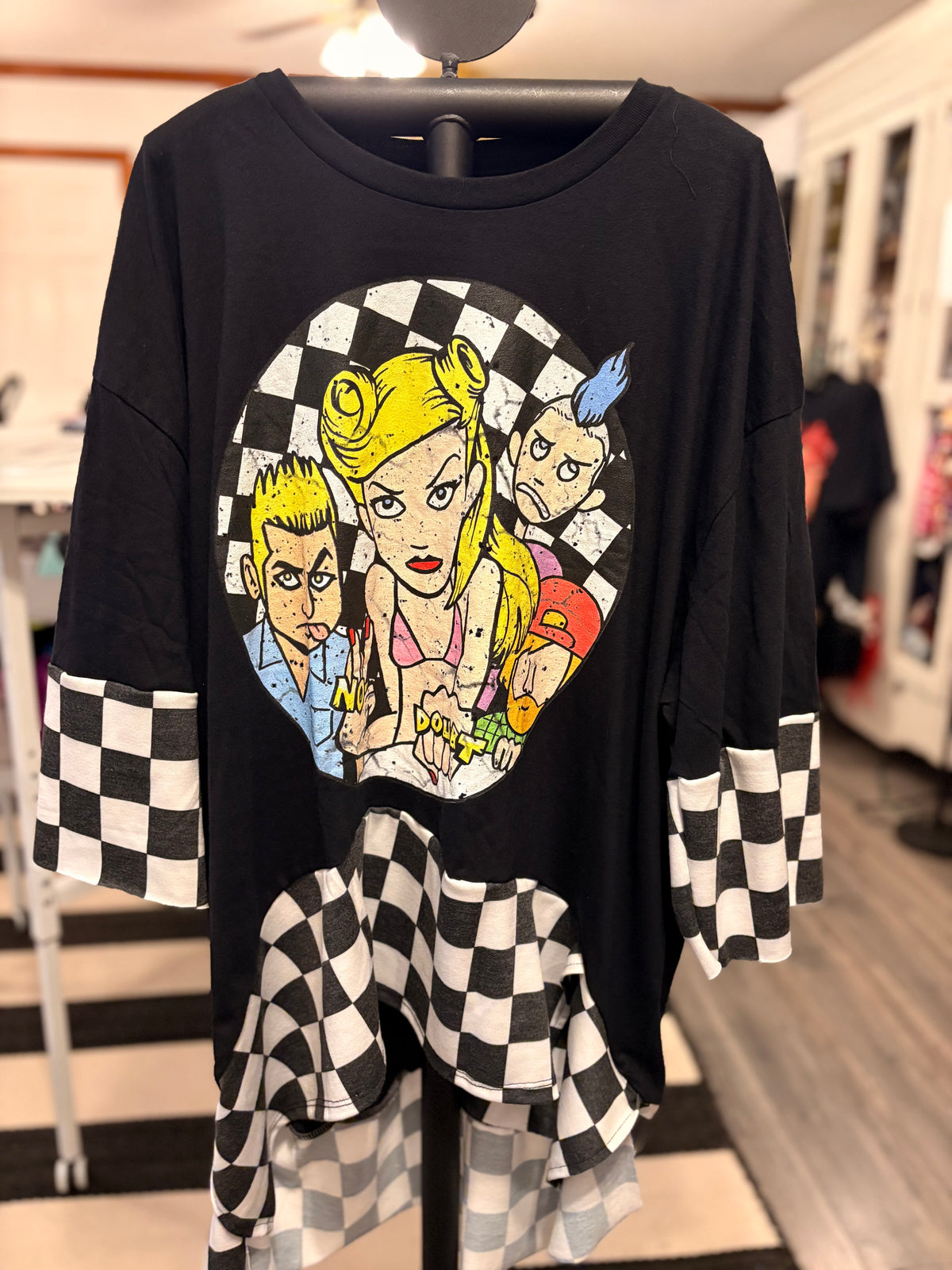 Rock Steady Glam Hi/Lo Tee One Size Fits Small to XL