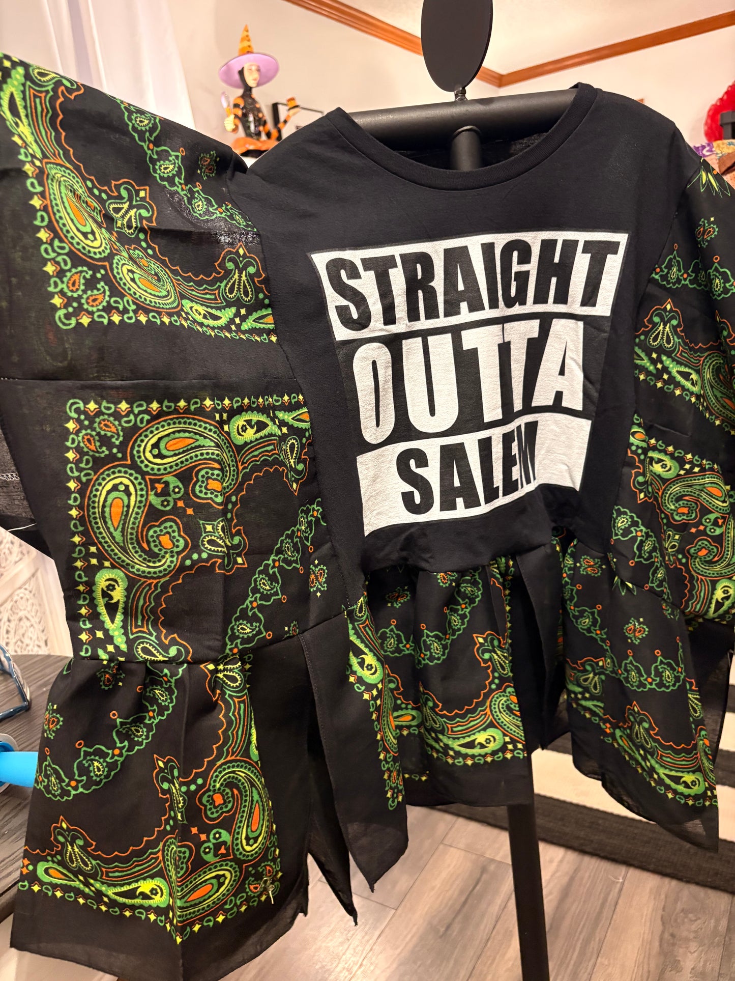 Straight Outta Salem Bandana Poncho One Size Fits a Small to XXL