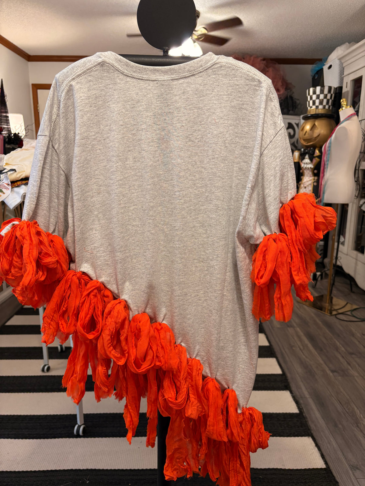 Spooky Season Glam Asymmetrical Tee One Size Fits Small to Large