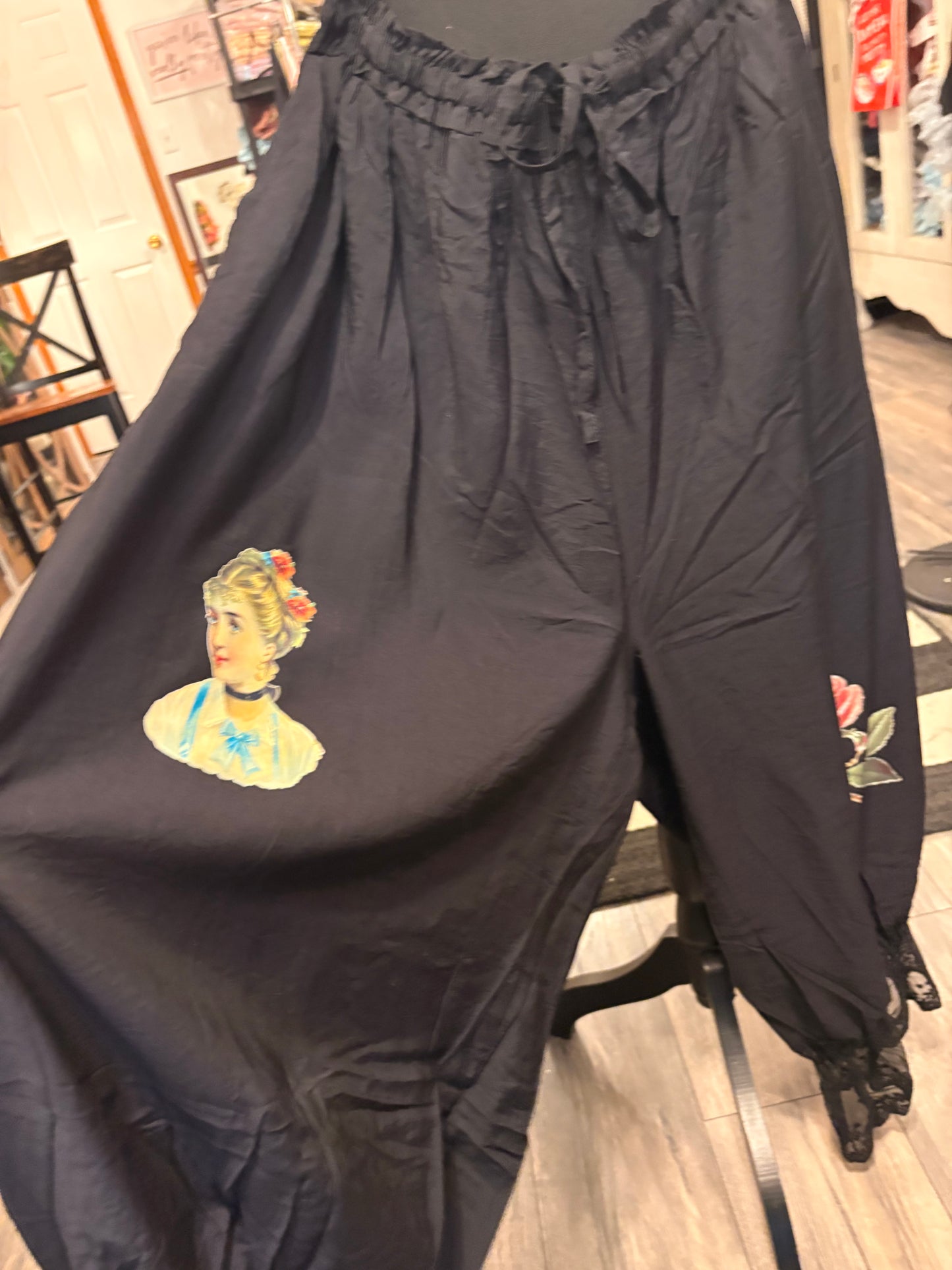 Black Beauty Upcycled Bloomers OVERSIZED Fits An XL to 3X