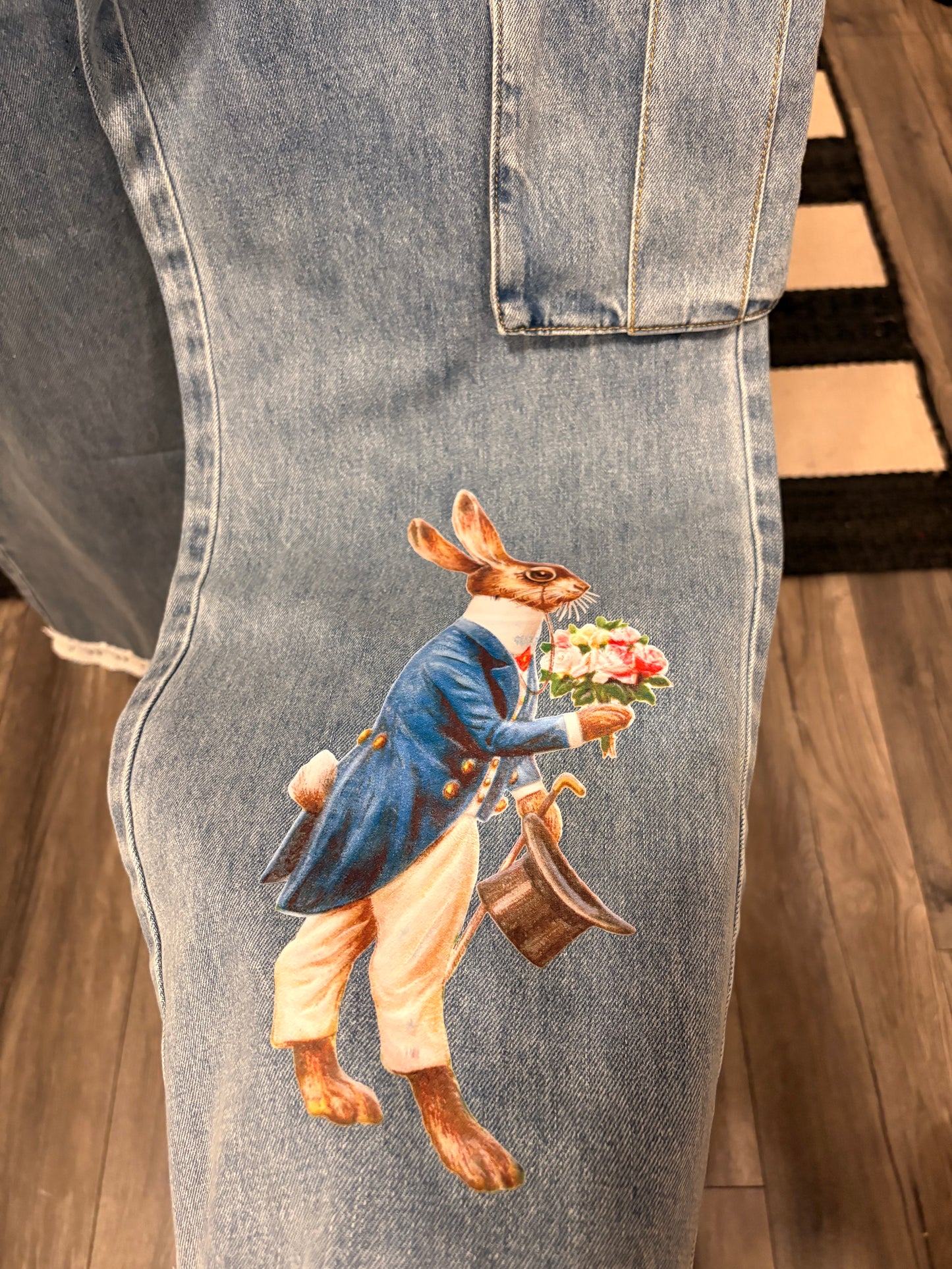 Benny “Junk” Jean Cargo Pants Size Large )10/12