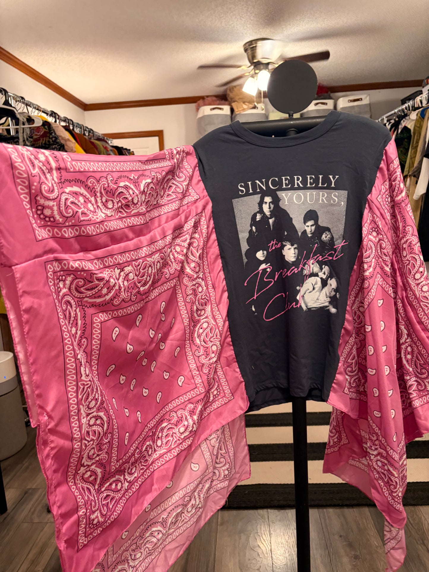 Breakfast Club Bandana Poncho Tee Fits a Small to 2X