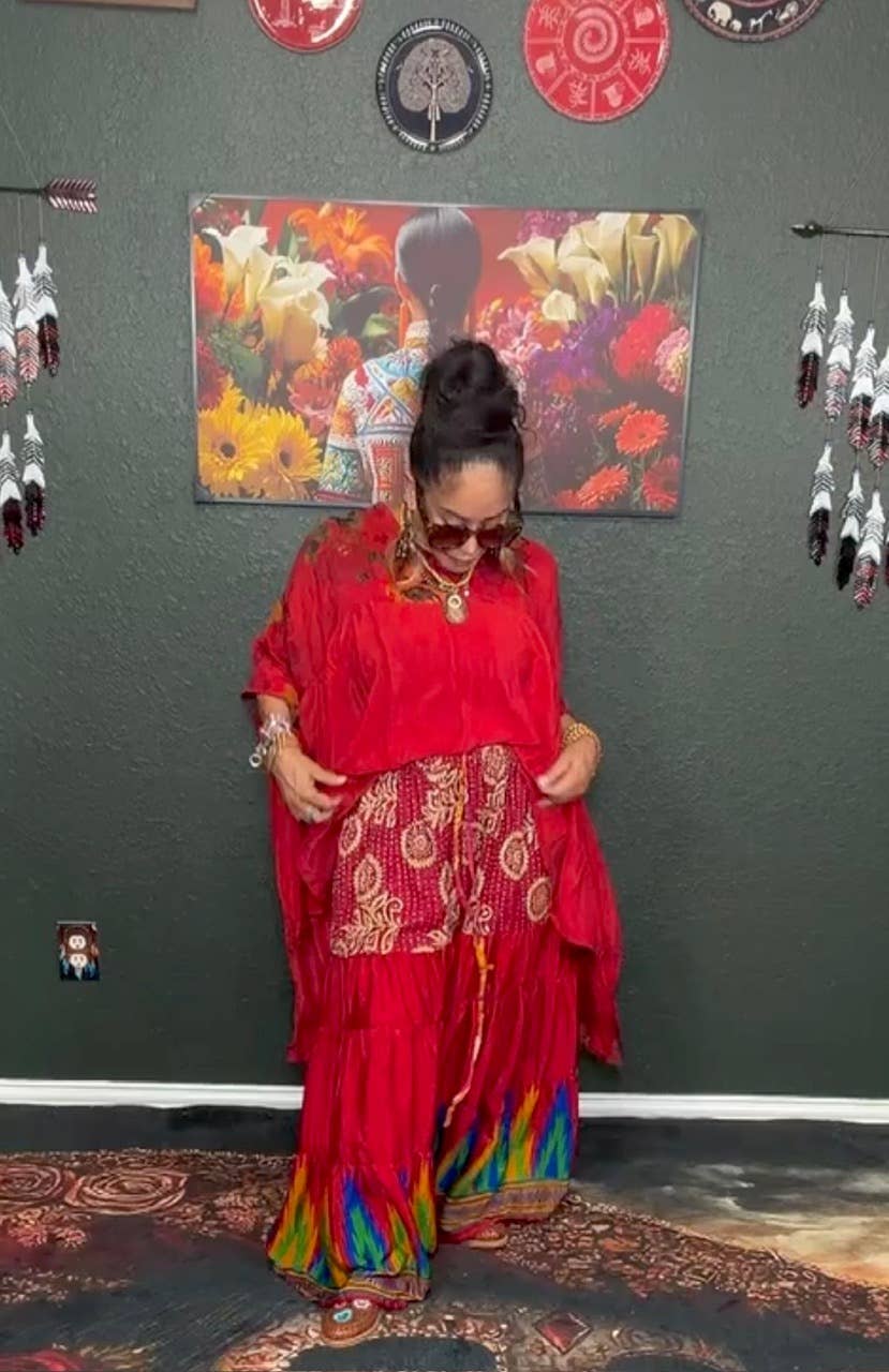 Kantha Silk Sundancer Palazzo Pants 1000-03