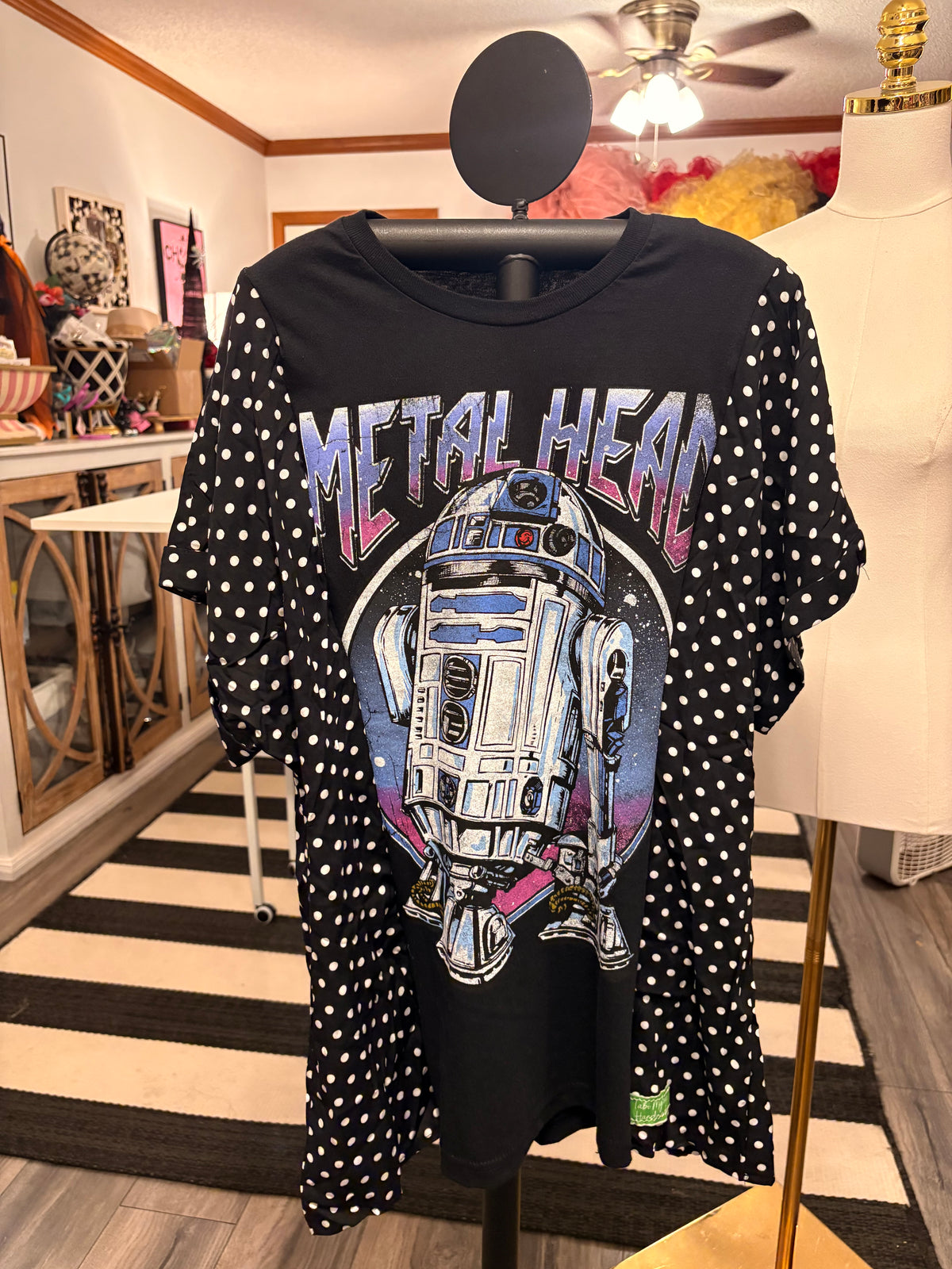 Metal Head Glam Tee One Size fits a Small to Large