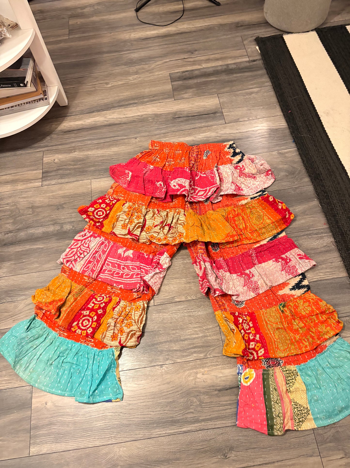 Rachel Tiered Simi Kantha Ruffle Pants One Size Fits 2-16