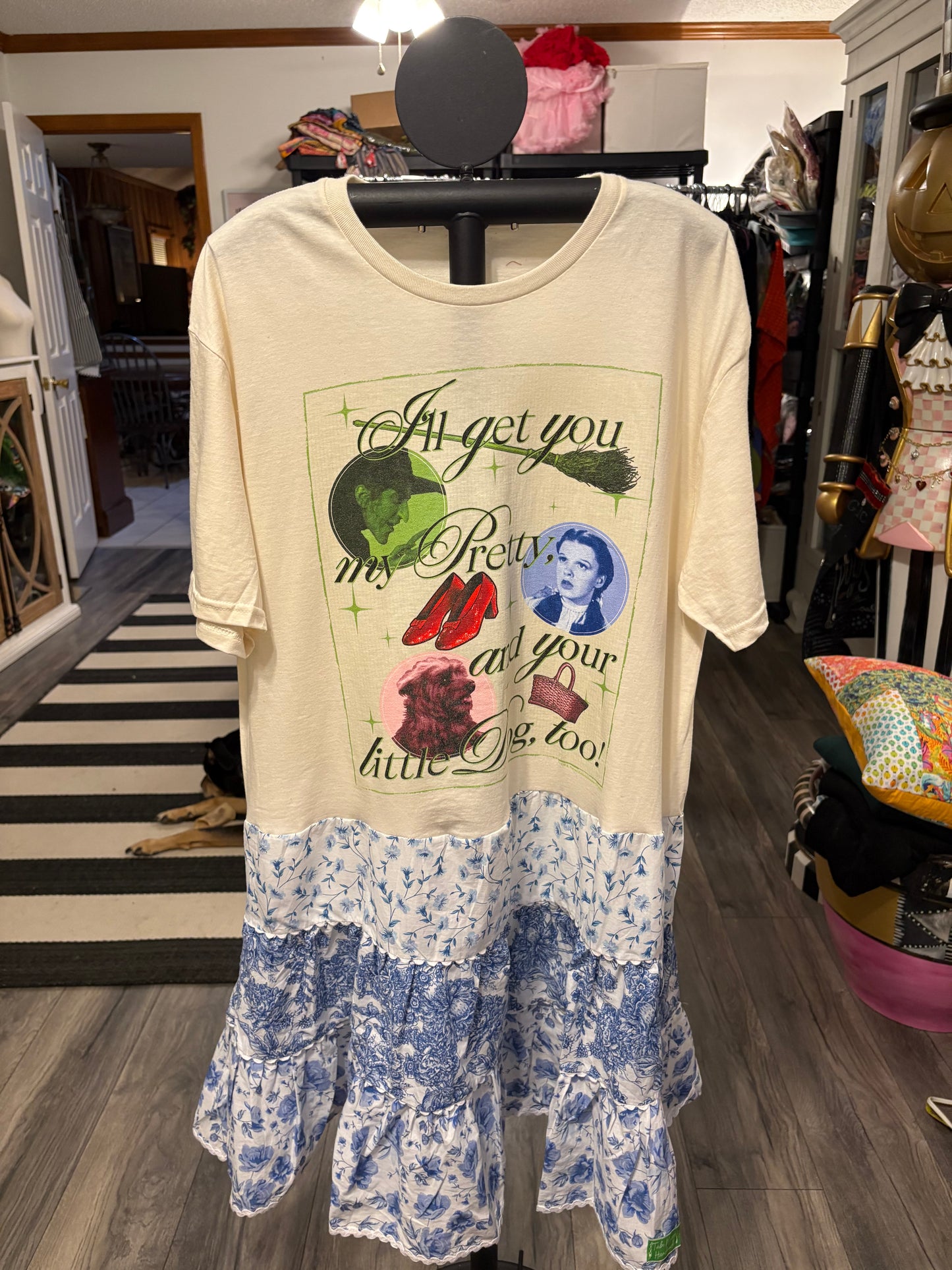 Wizard of Oz Rockstar Ruffle Dress Fits a Small to XL