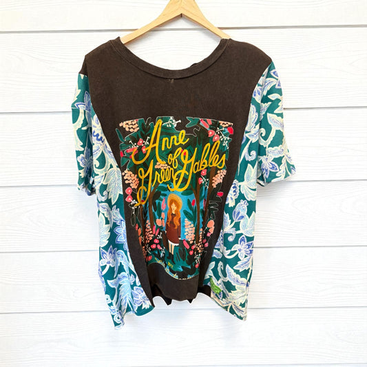 Anne of Green Gables Upcycled Tee One Size Fits a Small to XXL Sizes 2-14