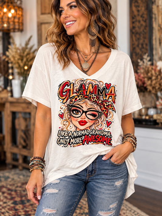 Glamma Tee Fits XL/XXL
