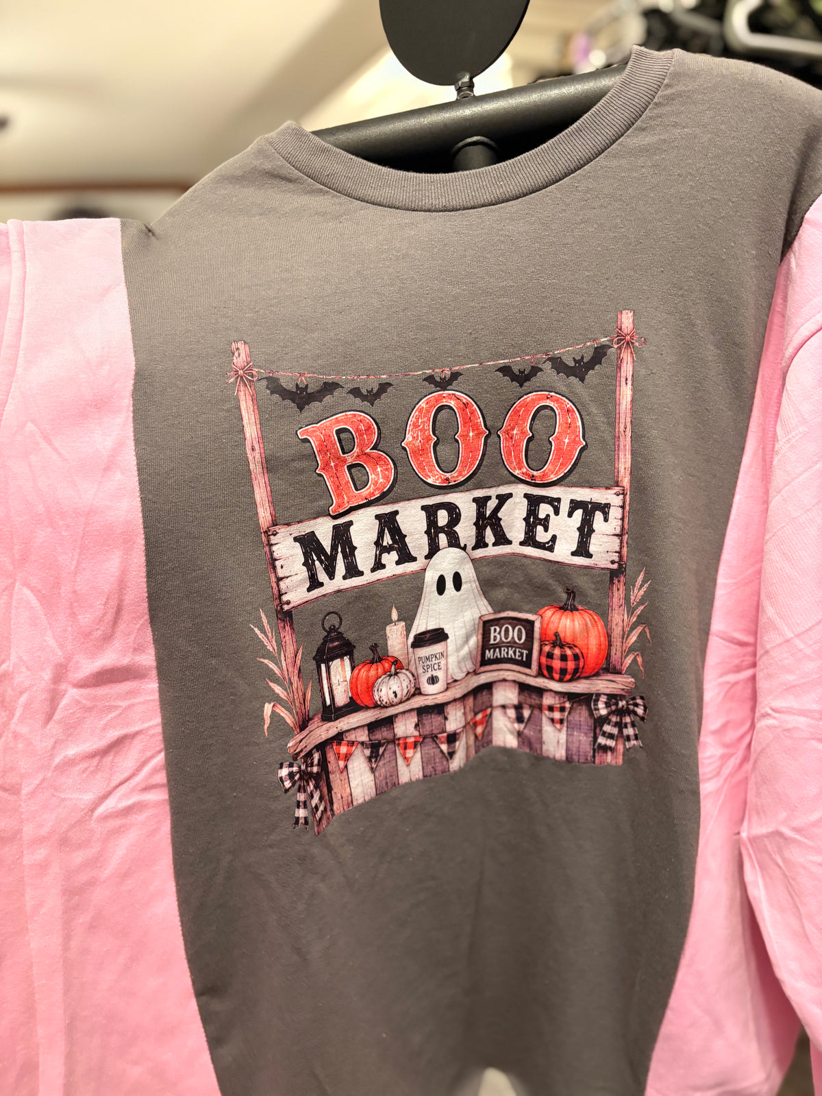 Boo Market Sweatshirt Tee One Size Fits a Small to XL