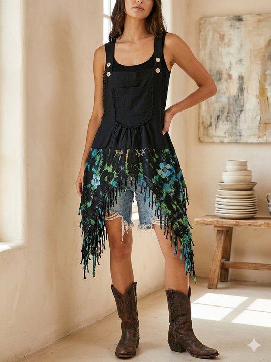 Janis Upcycled Overall Top Fits Small to XXL Size 2-16