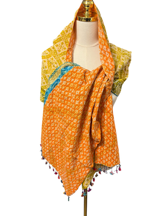 Emily Cotton Kantha Scarves