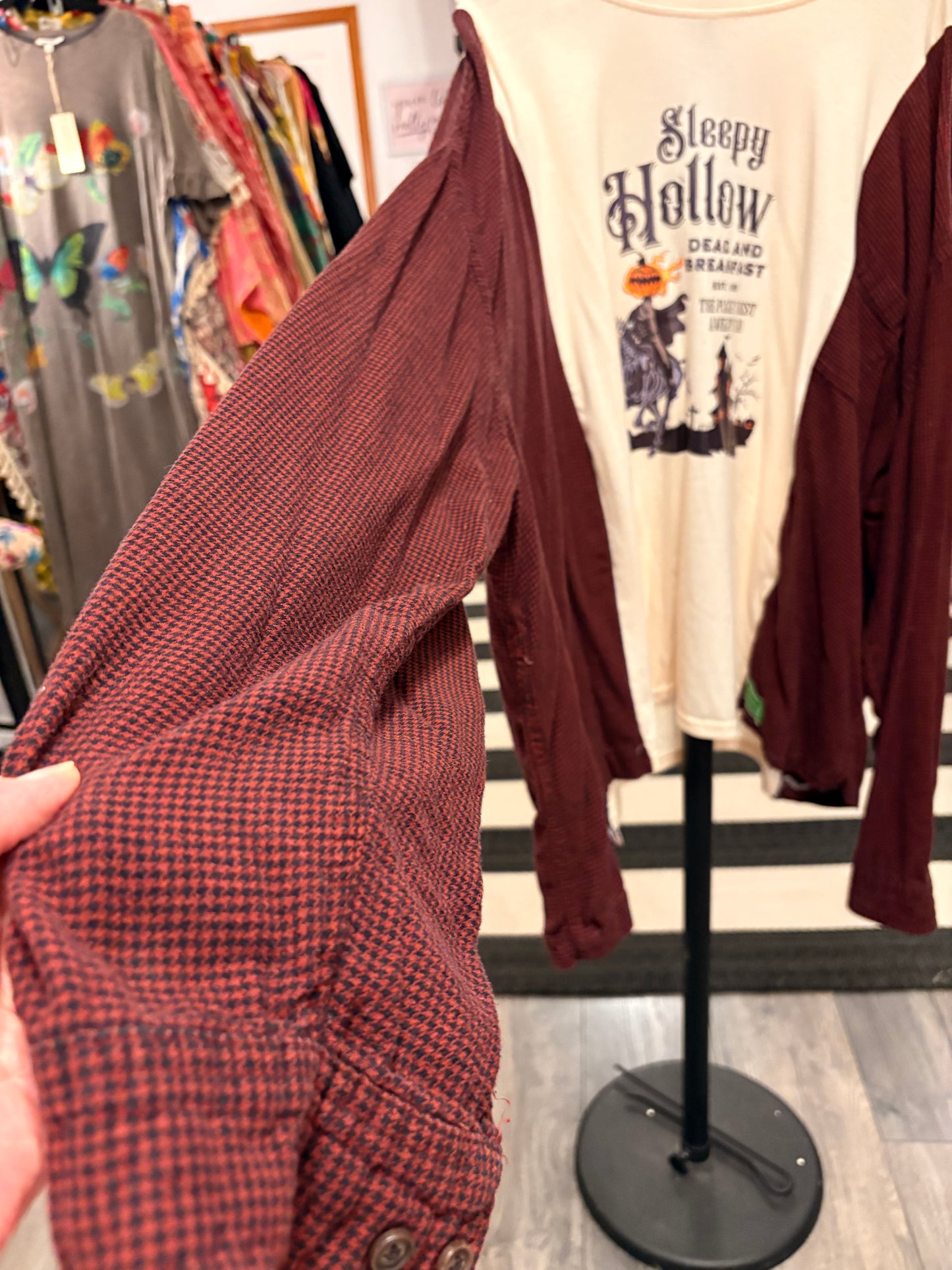 Sleepy Hollow Drop Sleeve Top One Size Fits a Small to 3X