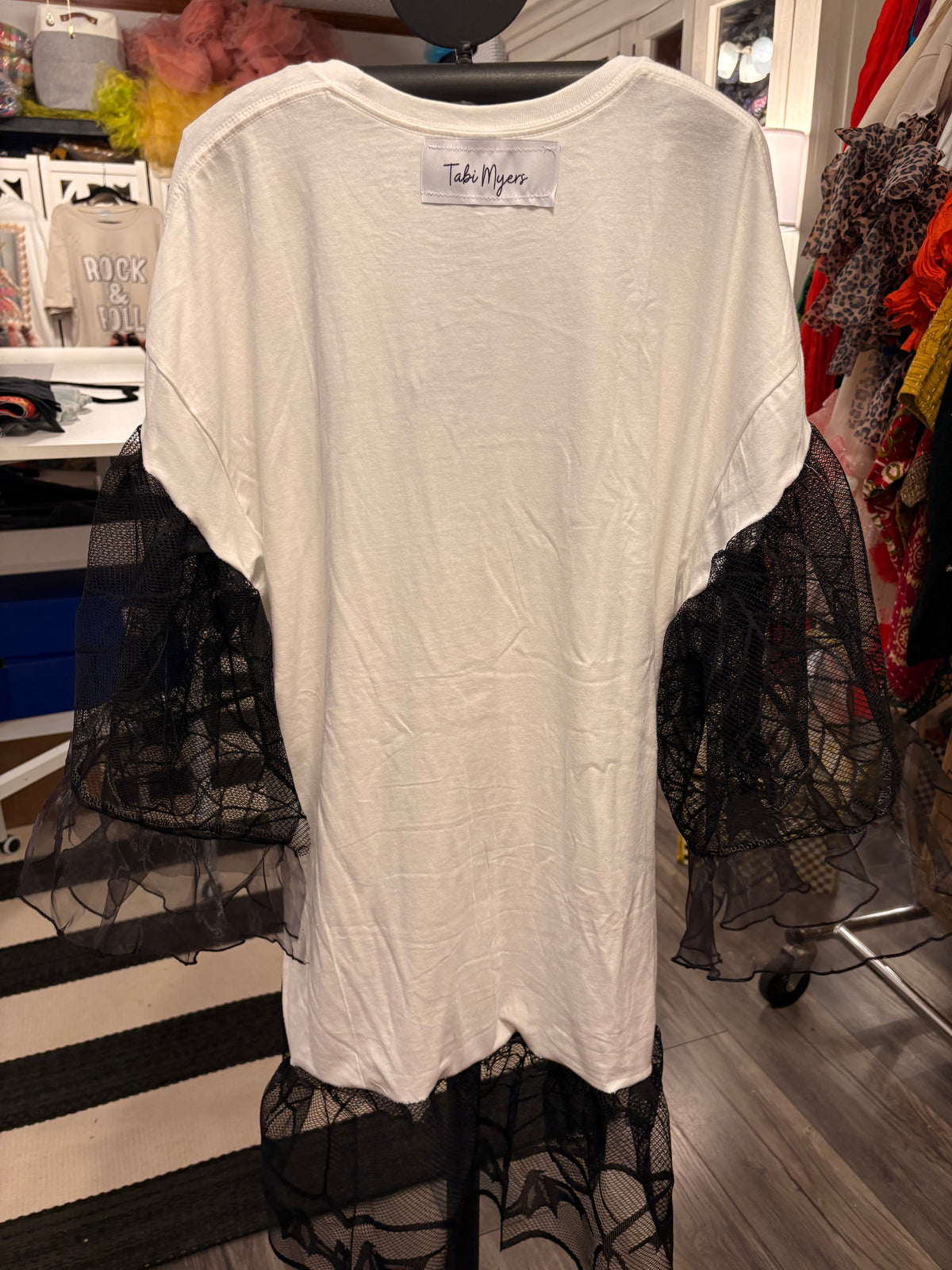 Poison Hi/Lo Glam Tee One Size Fits Small to 2X