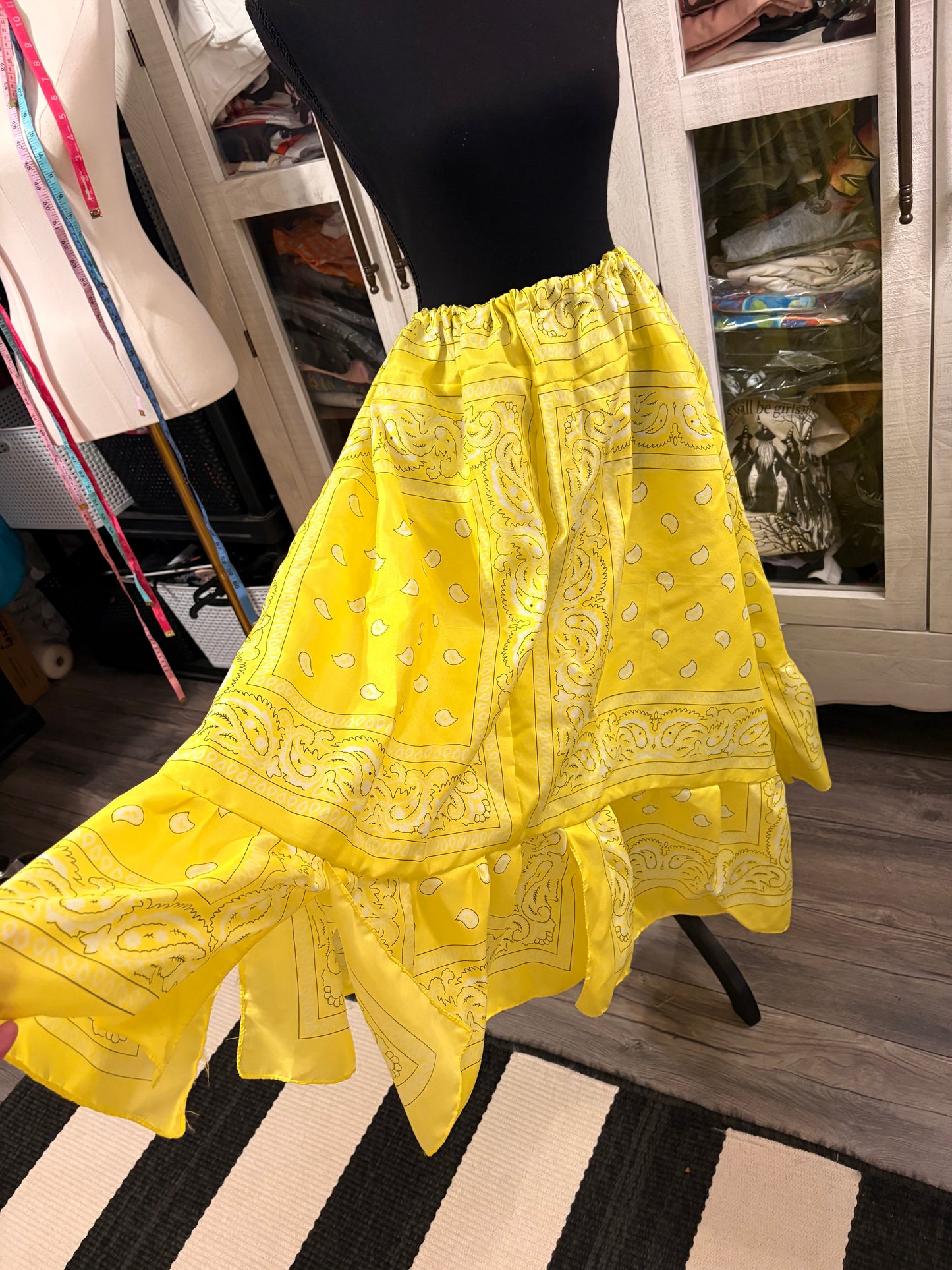 Sunshine Bandana Skirt Fits a Small to 3X