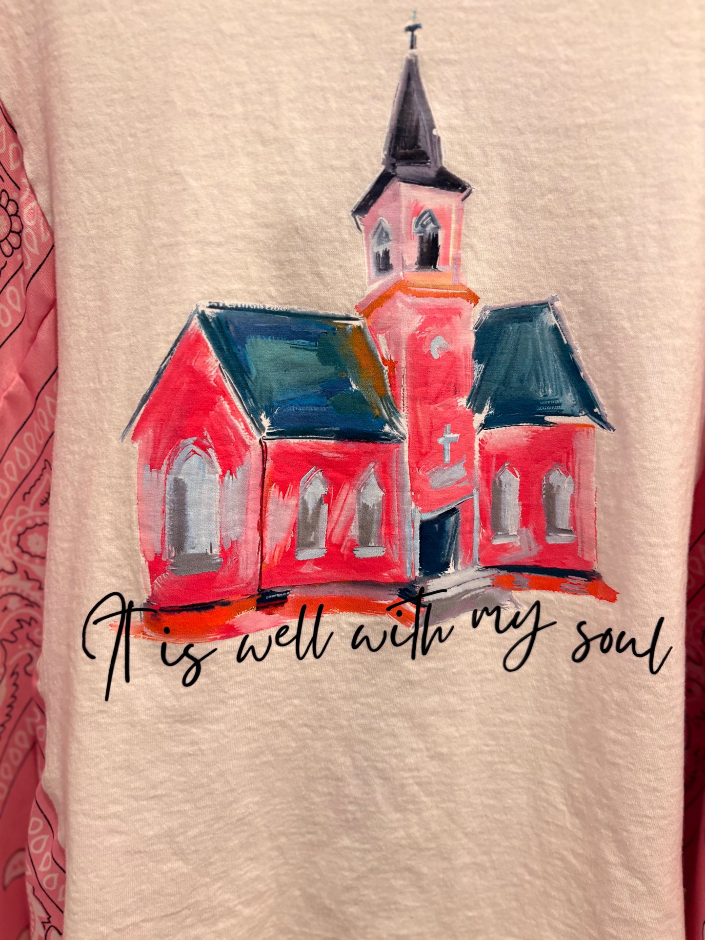 It Is Well Poncho Tee Fits a Small to 3X