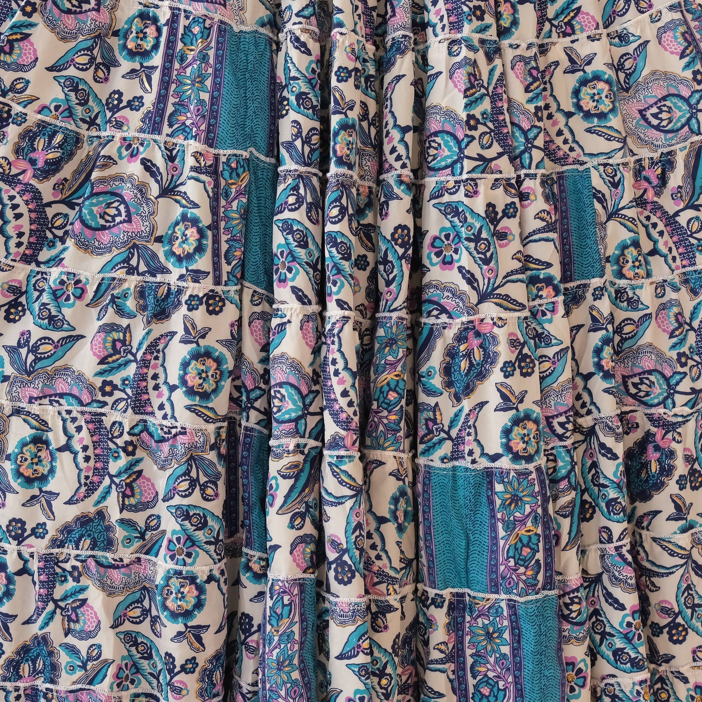 Flowy Fairycore Tiered Long Boho Skirts