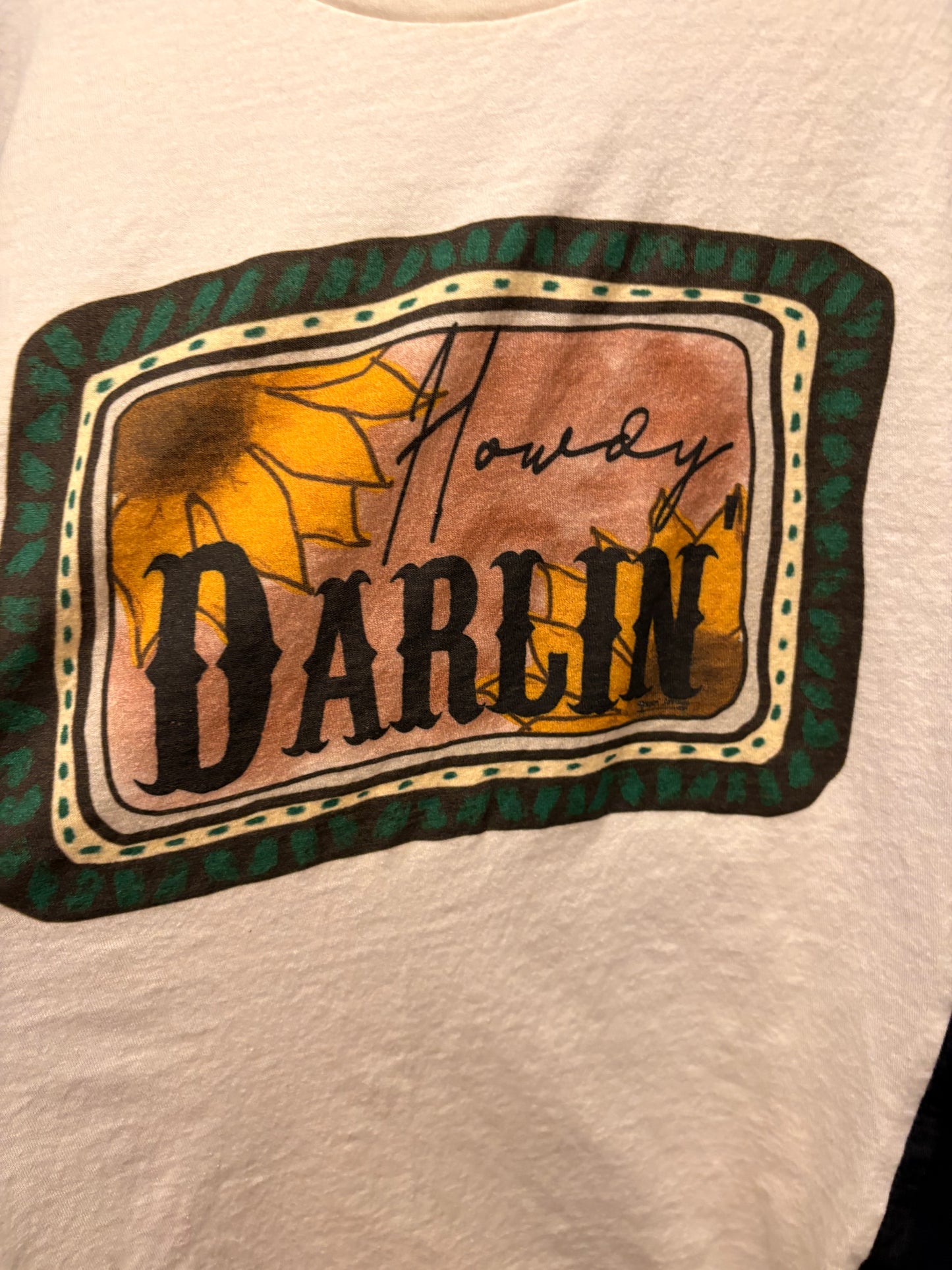 Howdy Yall Bandana Poncho Tee Fits a Small to Large to 3X