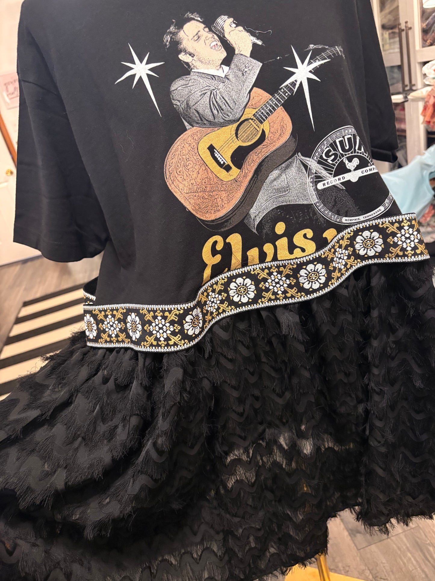 The King of Rock Upcycled Rockstar Fairytale Dress One Size Fits a Small to XLarge Oversized!