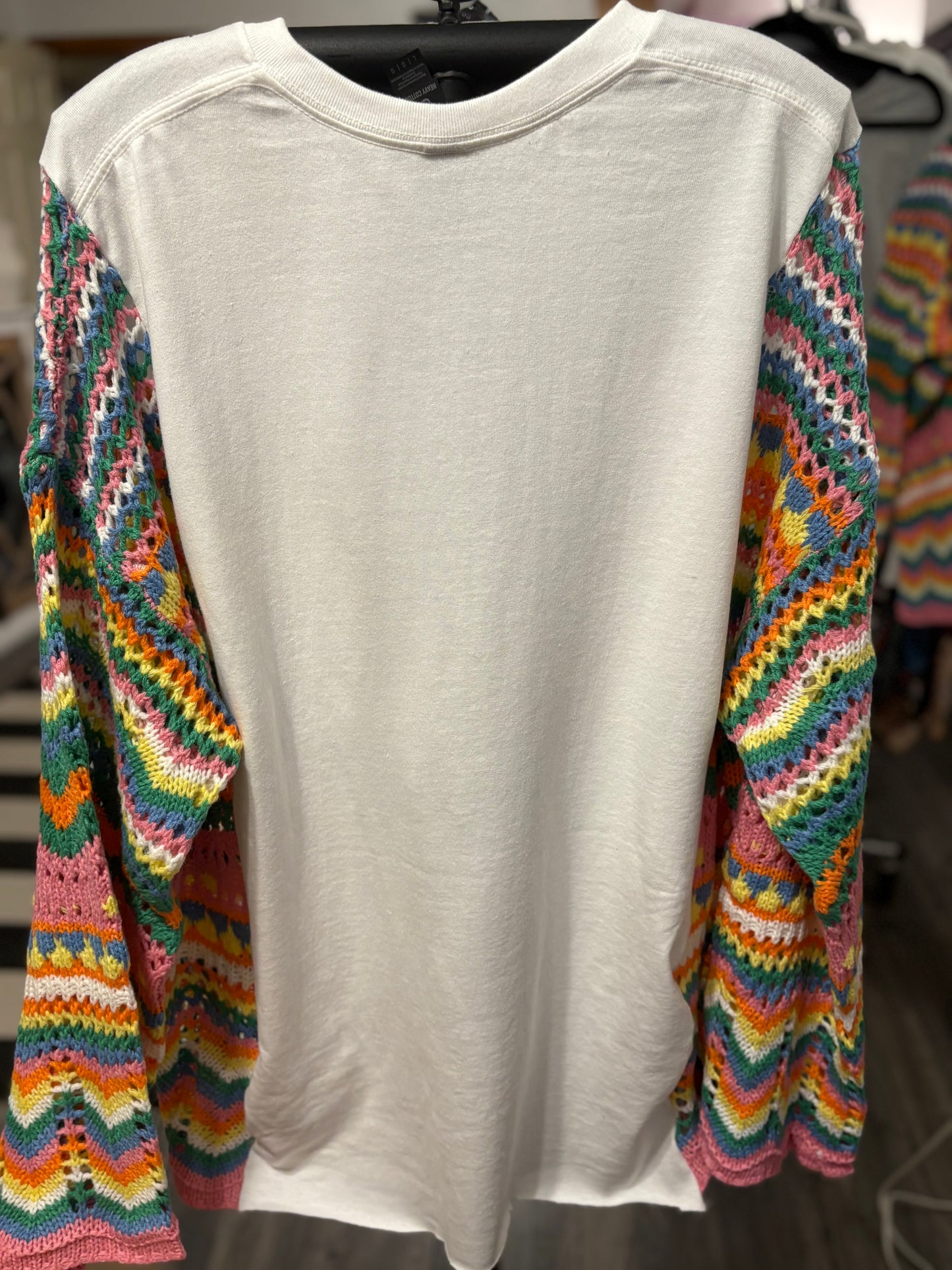 It Is Well Upcycled Drop Sleeve Sweater One Size Fits a Small to XXL