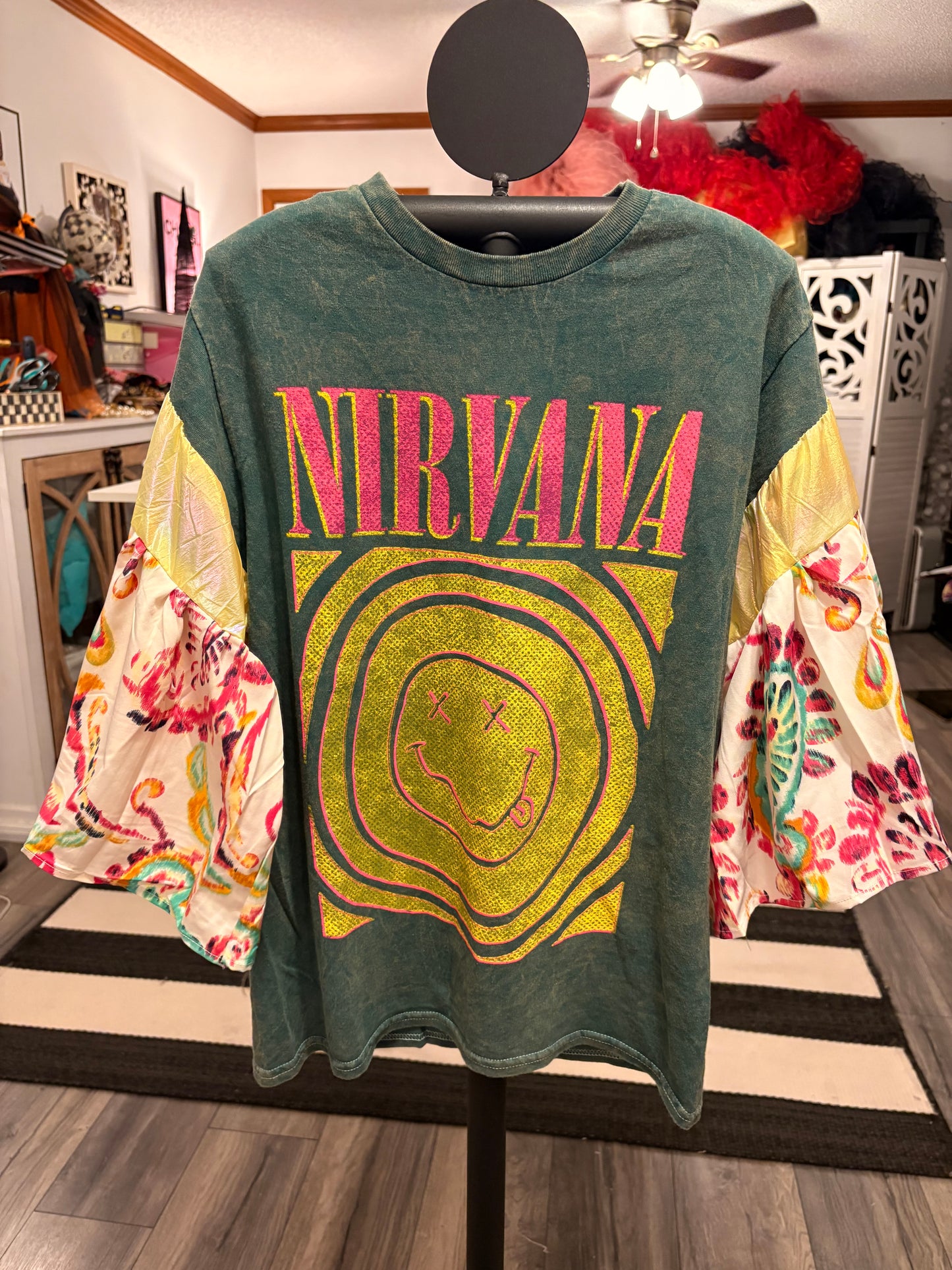 In Utero Upcycled Glam Tee One Size fits an XS to Medium