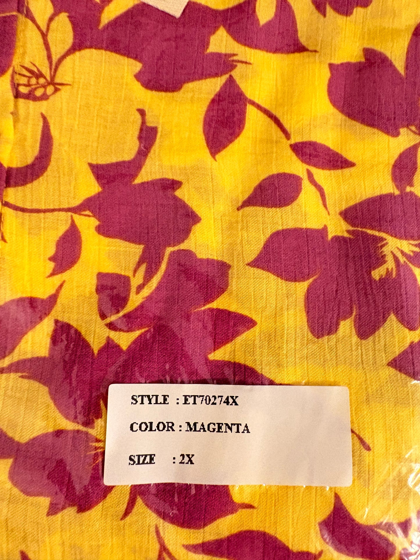 Yellow Button Down Duster/Dress