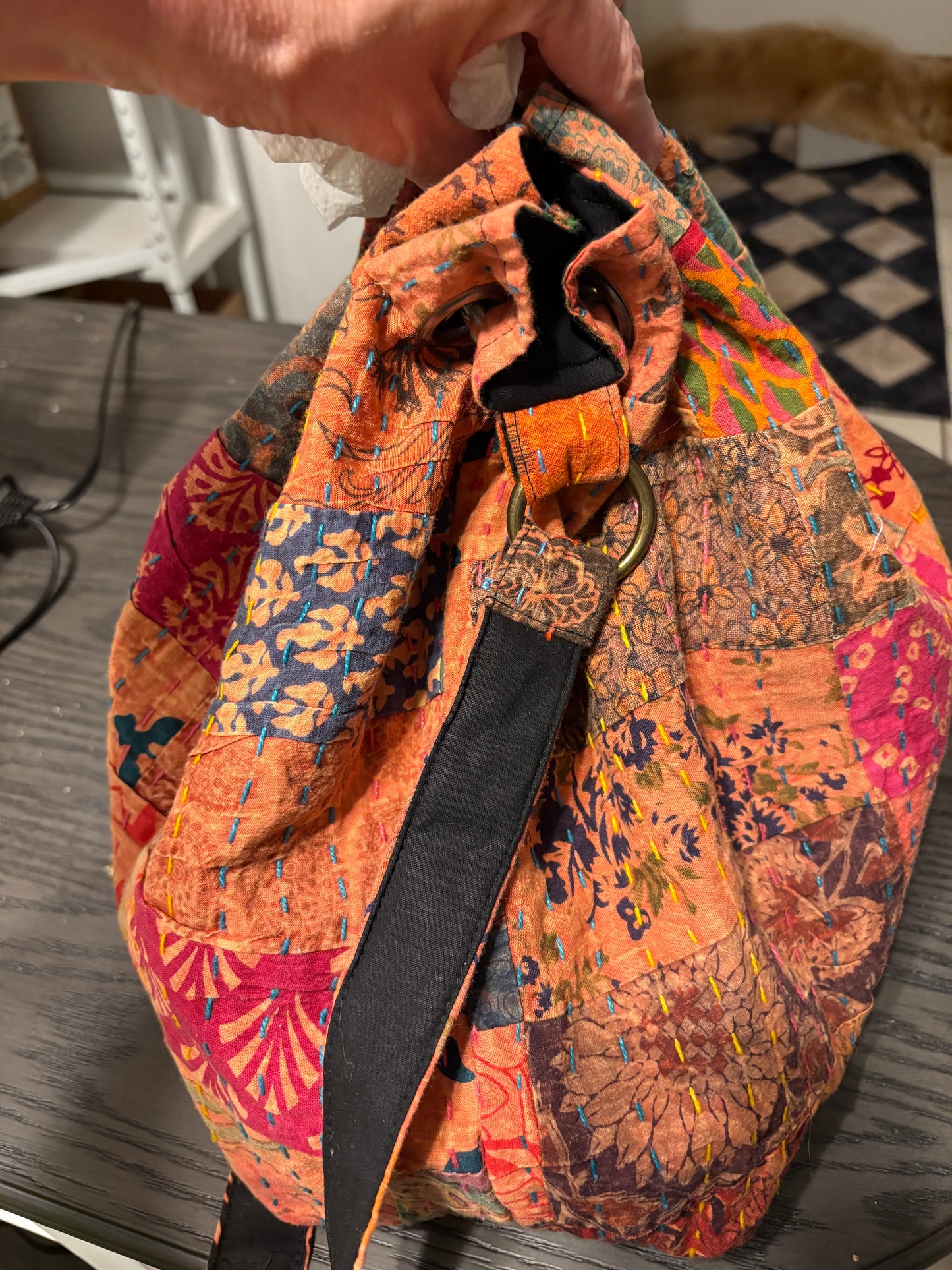 Boho Blooms Bag - Pink