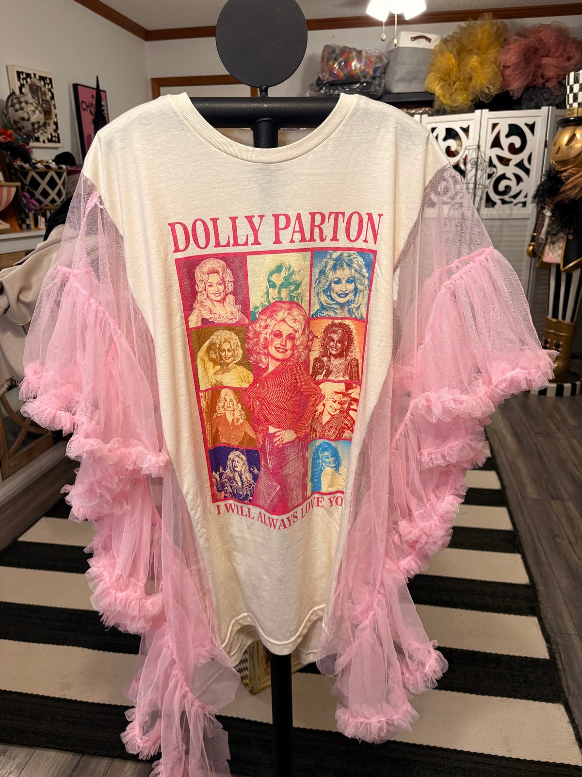 I Will Always Love You Rockstar Tee One Size Fits Small to 3X