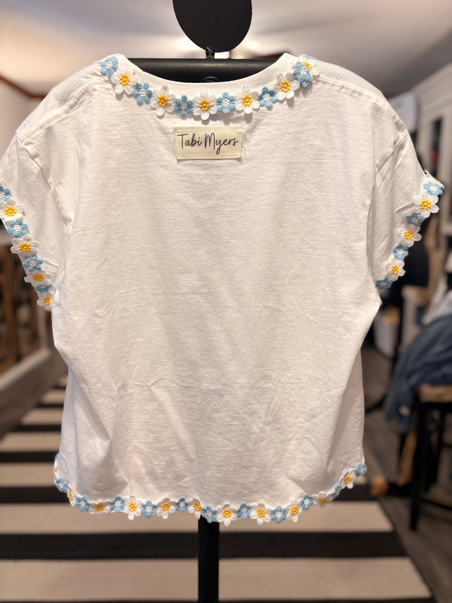 You’re My Cup of Tea “Junk” Tee One Size Fits a Small to Large Cropped Length