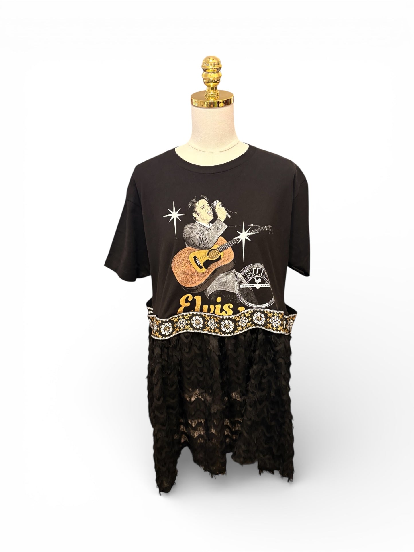 The King of Rock Upcycled Rockstar Fairytale Dress One Size Fits a Small to XLarge Oversized!
