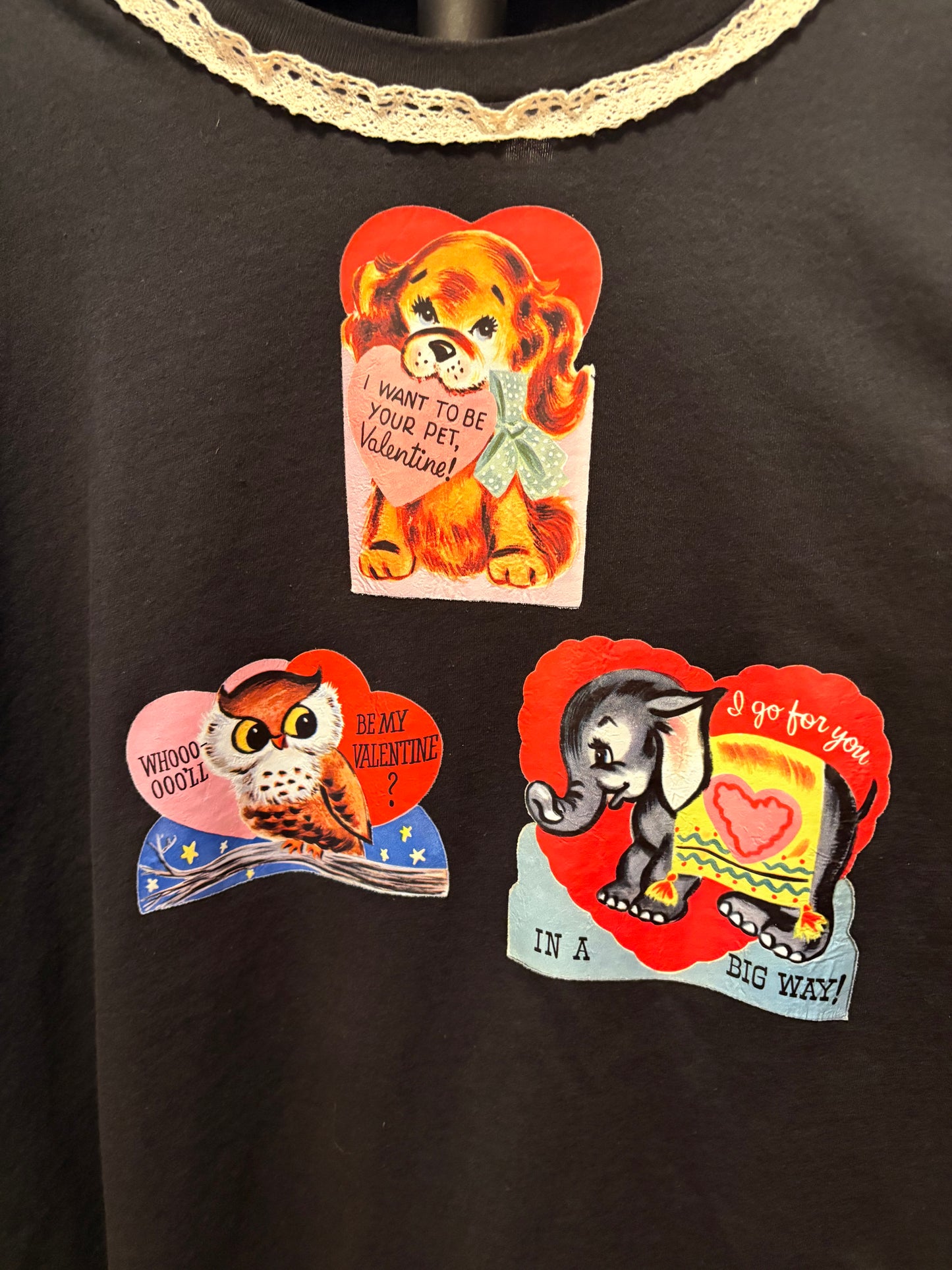 Retro Valentine “Junk” Tee One Size Fits a Large to 2X