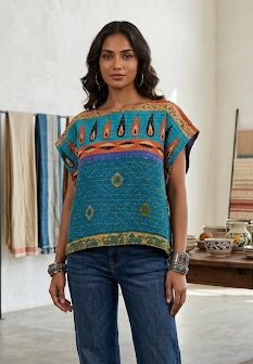Julianne Kantha Top One Size Fits a Small to XL 6-14