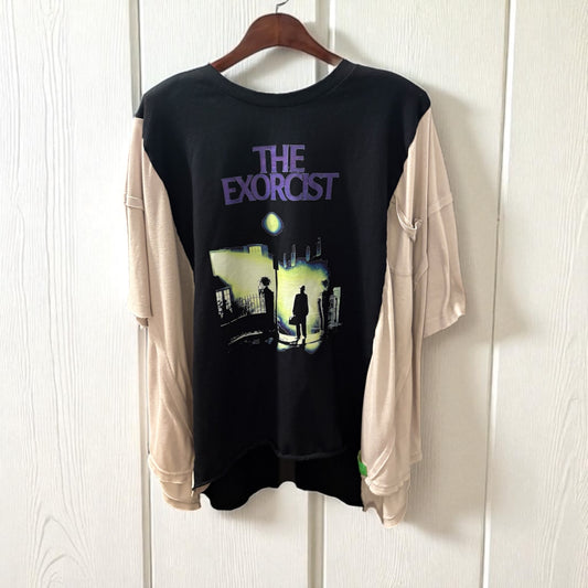 The Exorcist Upcycled Drop Sleeve Tee One Size Fits a Small to XXL