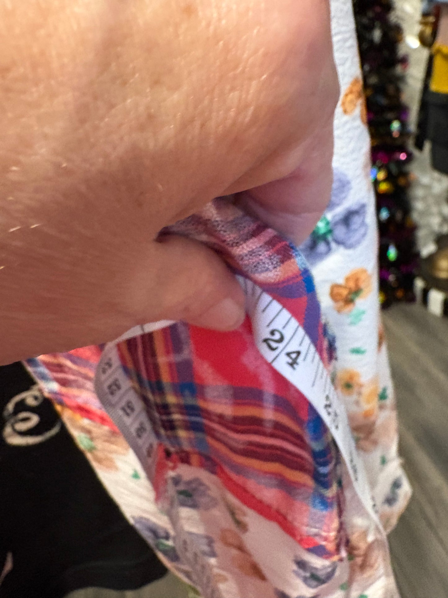 Man in Black Upcycled Frayed Patchwork Tee One Size Fits a Small to Large