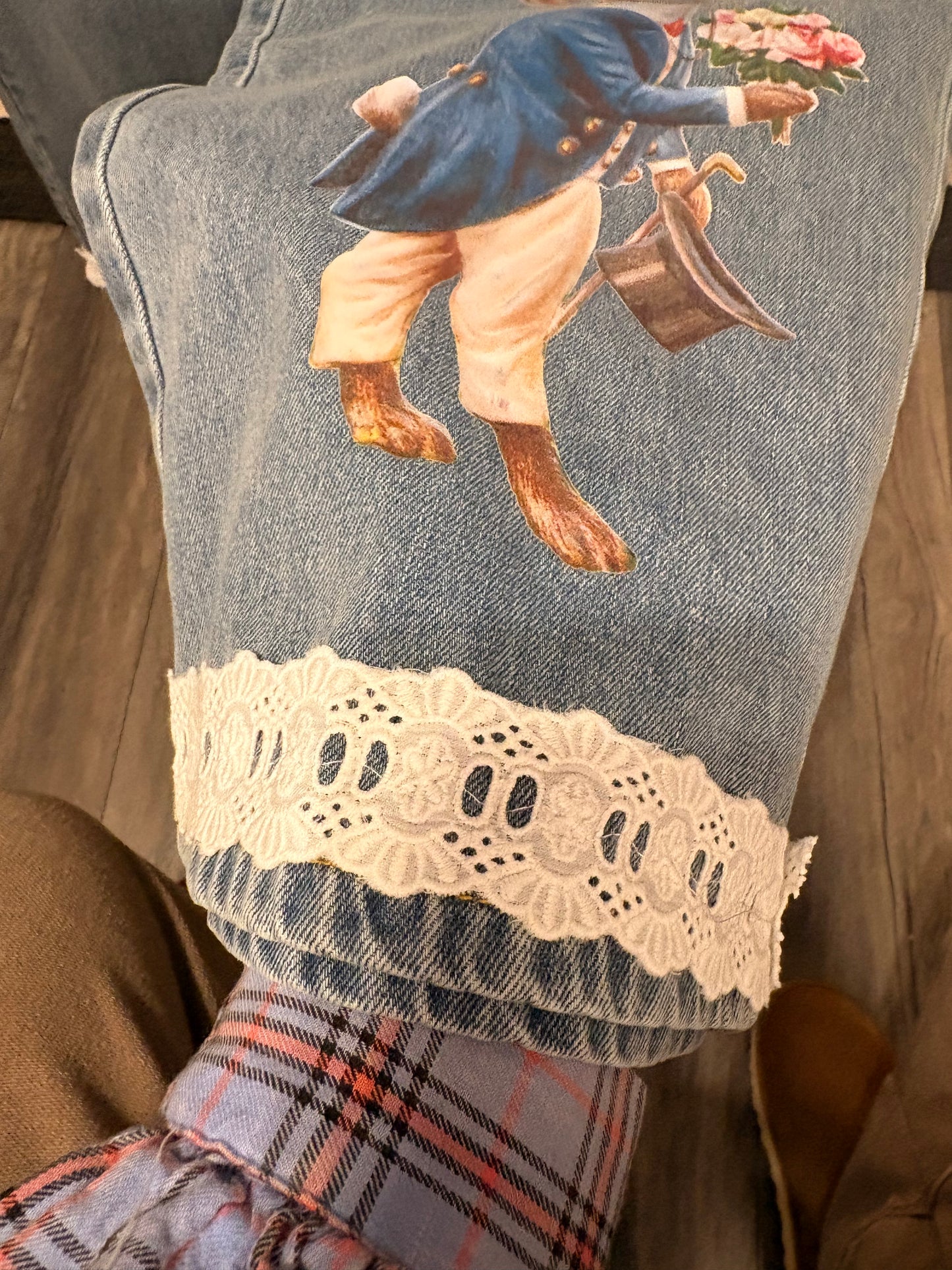 Benny “Junk” Jean Cargo Pants Size Large )10/12