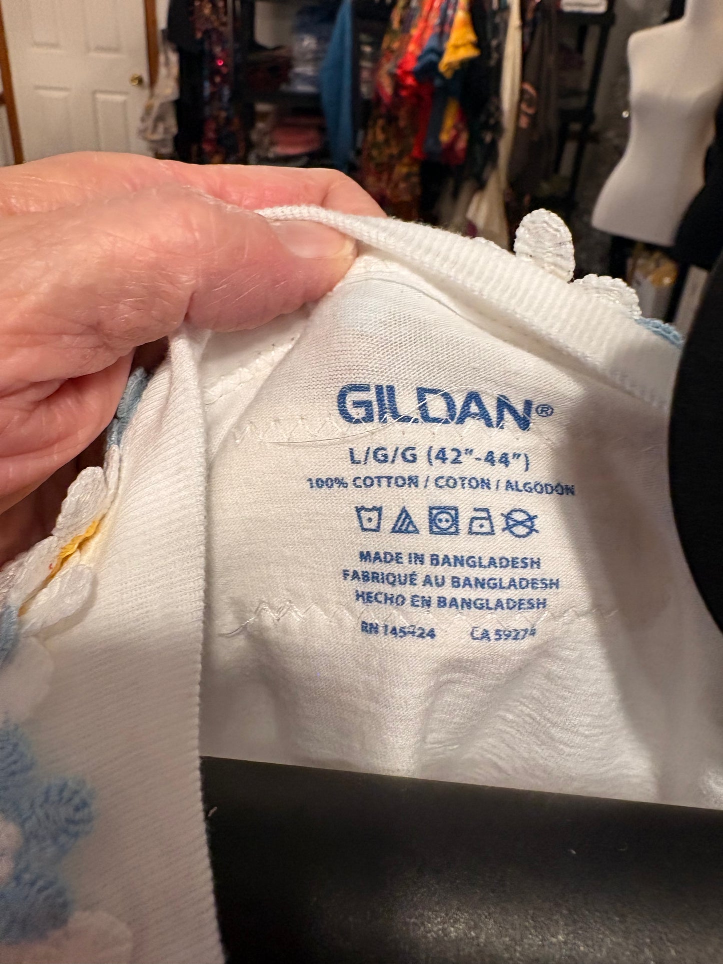 Flipped Over You “Junk” Tee One Size Fits a Small to Large