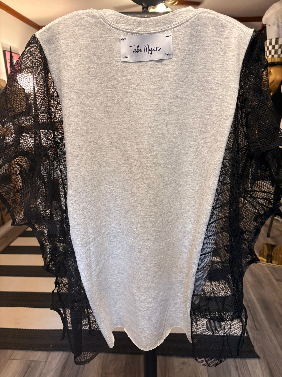 Being Normal is Vastly Overrated Spiderweb Poncho Tee One Size Fits Small to XXL