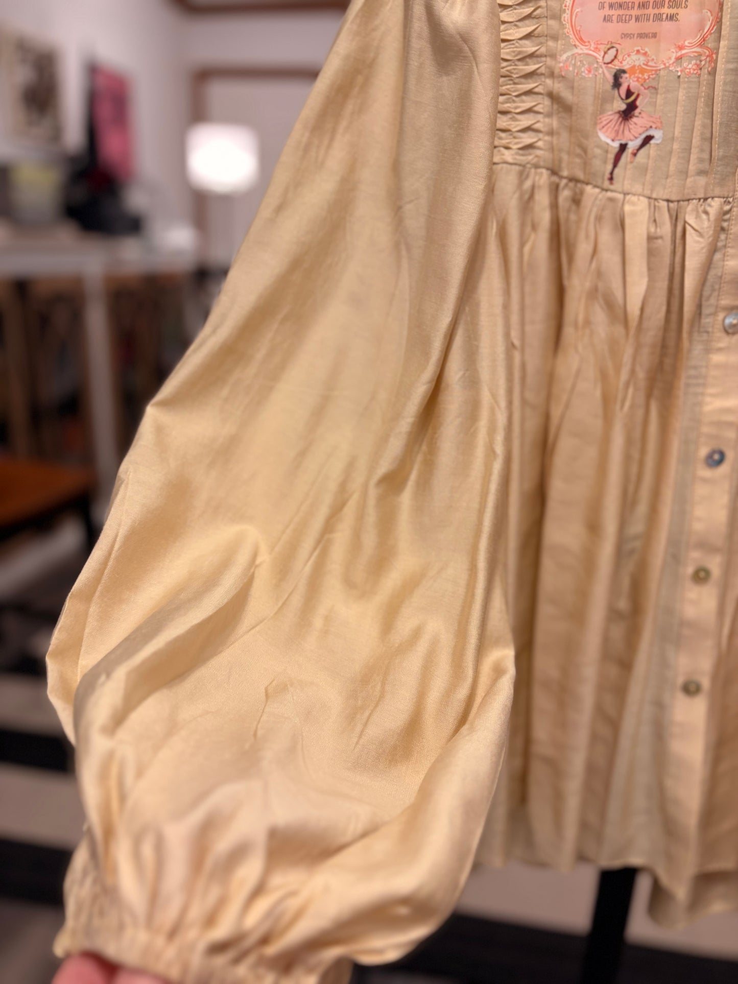 Gypsy Upcycled Speak To Me Shirt Fits a Small to XL (2-14)