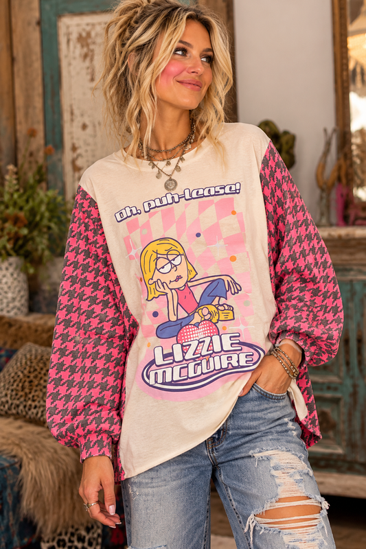 Oh, Pu Lease Glam Sweater Tee One Size Fits a Small to XL