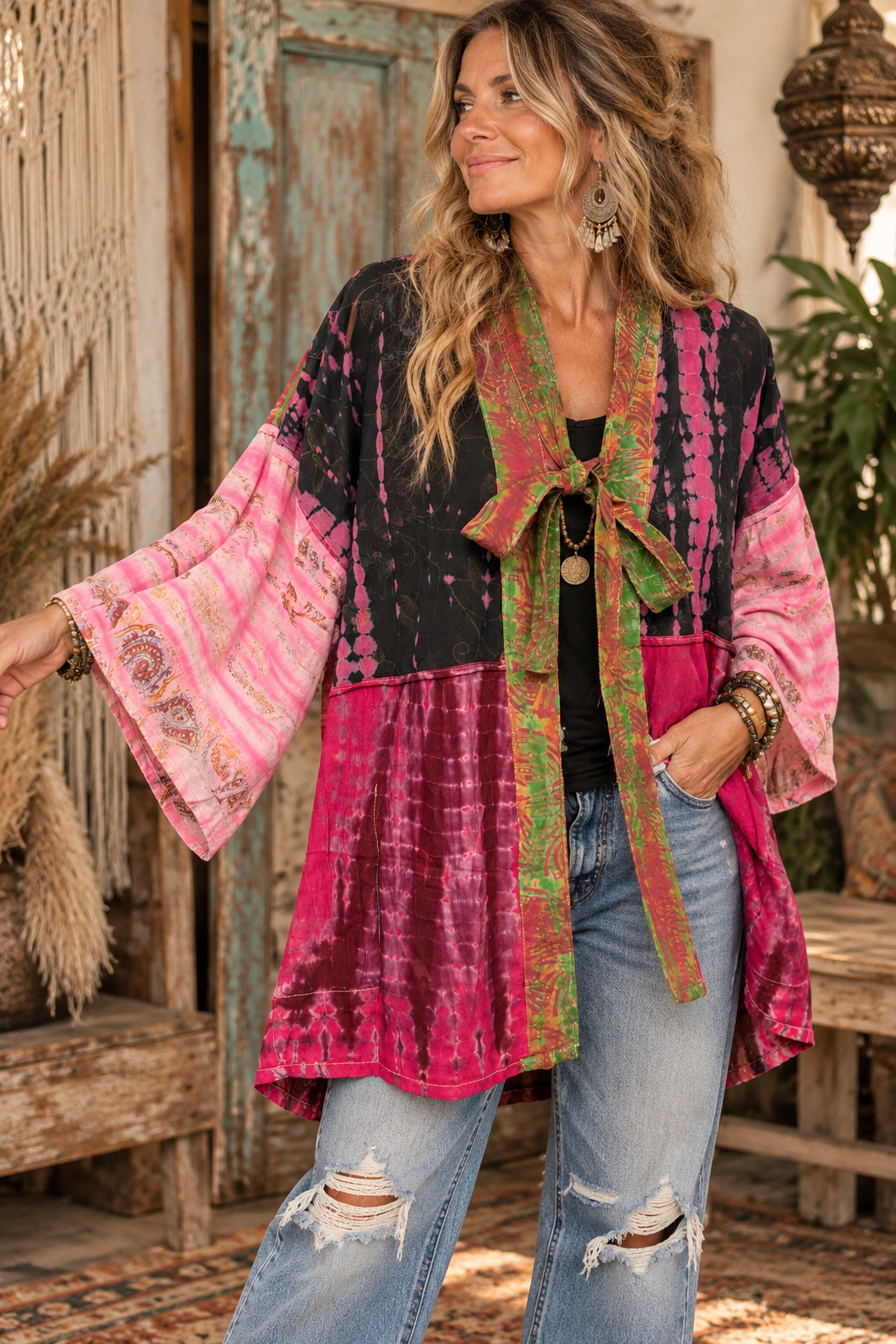 Annie Kimono One Size Fits Small to XXL 2-16