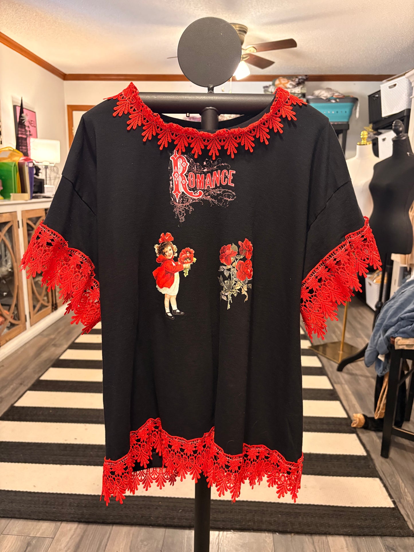 Romance “Junk” Tee One Size Fits a Medium to XL