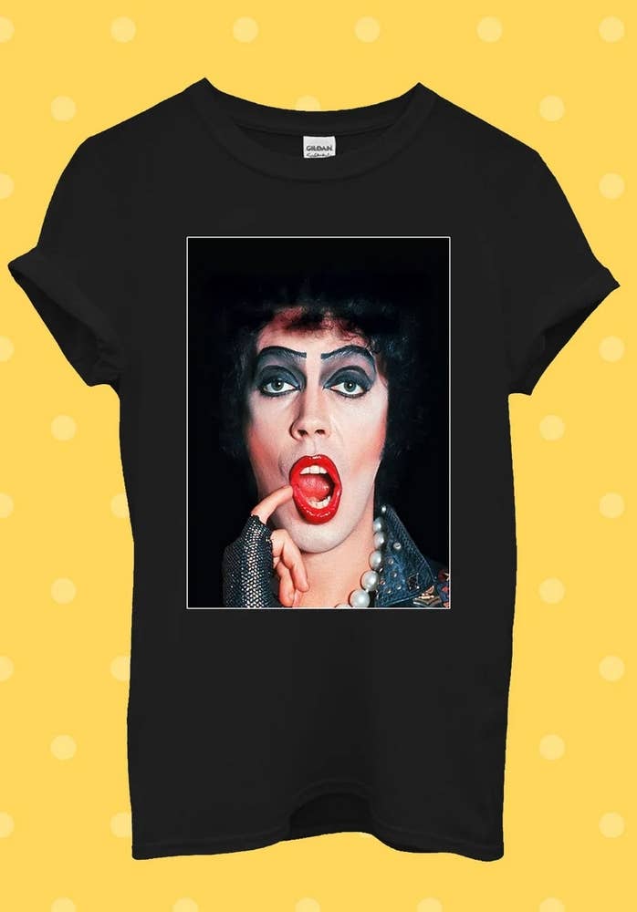 Rocky Horror Picture Show Frank-n-furter T Shirt Men Women U: Black / L