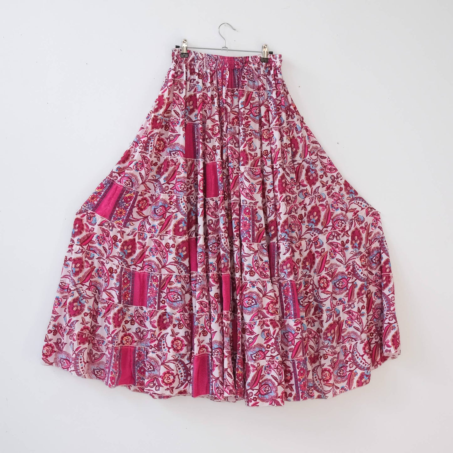 Flowy Fairycore Tiered Long Boho Skirts