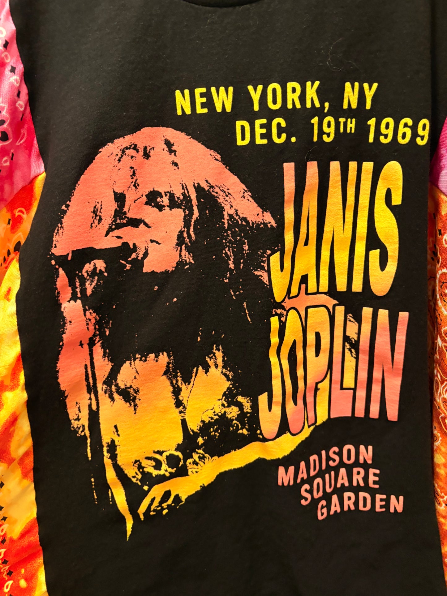Janis Bandana Poncho Tee Fits a Small to XXL