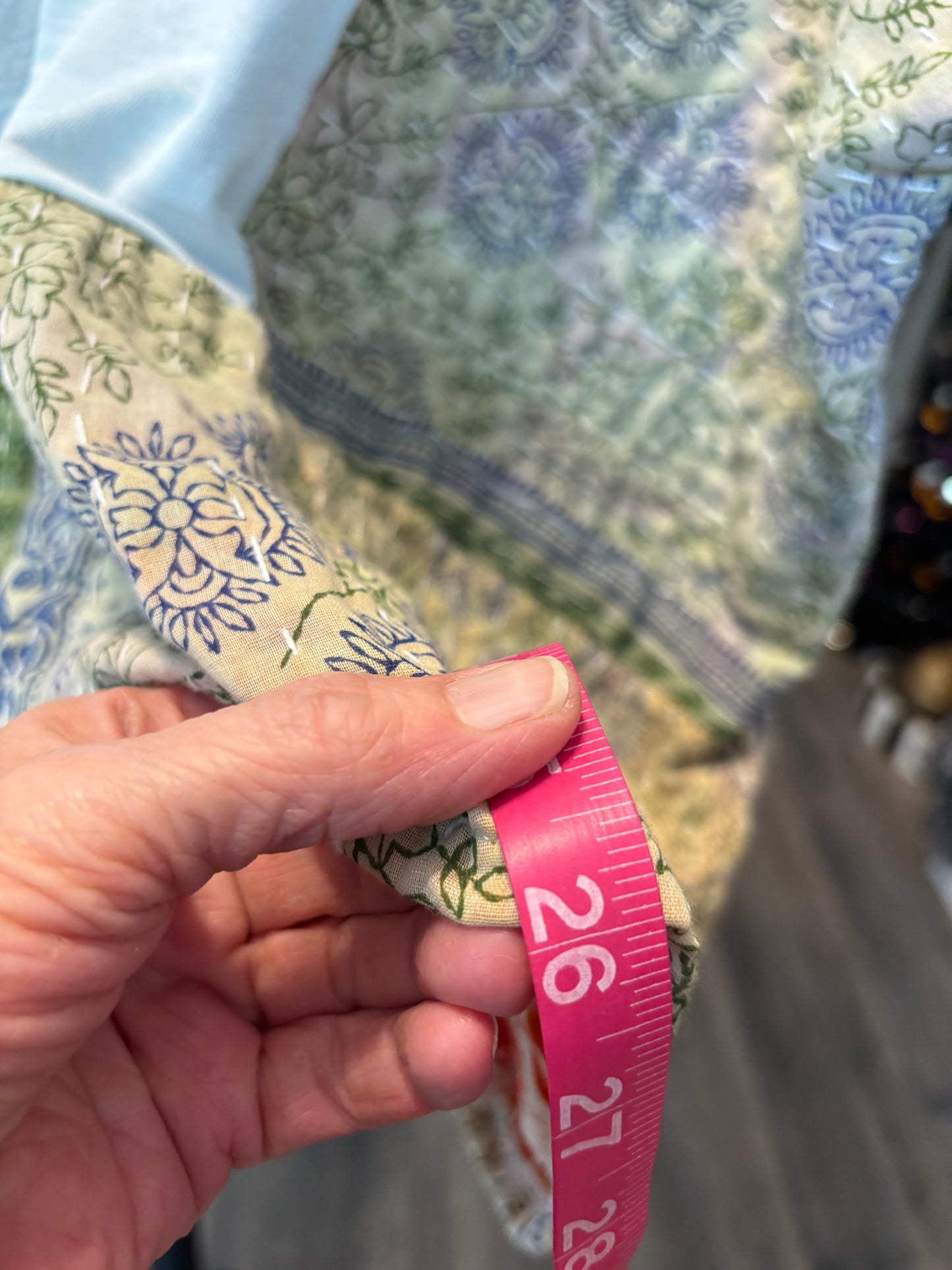 Pogue Life Upcycled Vintage Kantha Top Fits a Small to XXL