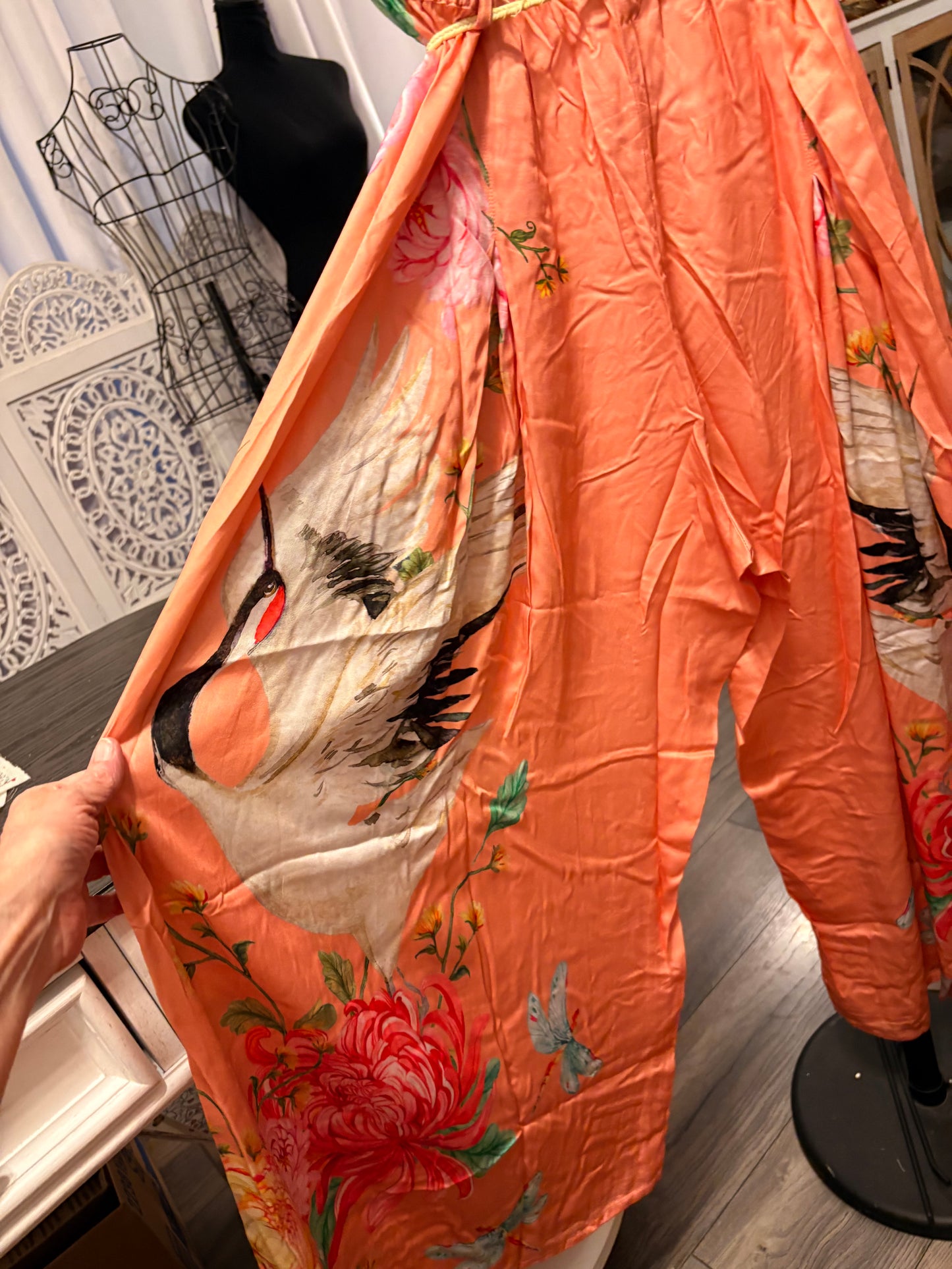 Legend of the Crane Flare pants  by Aratta Fits a 14/16