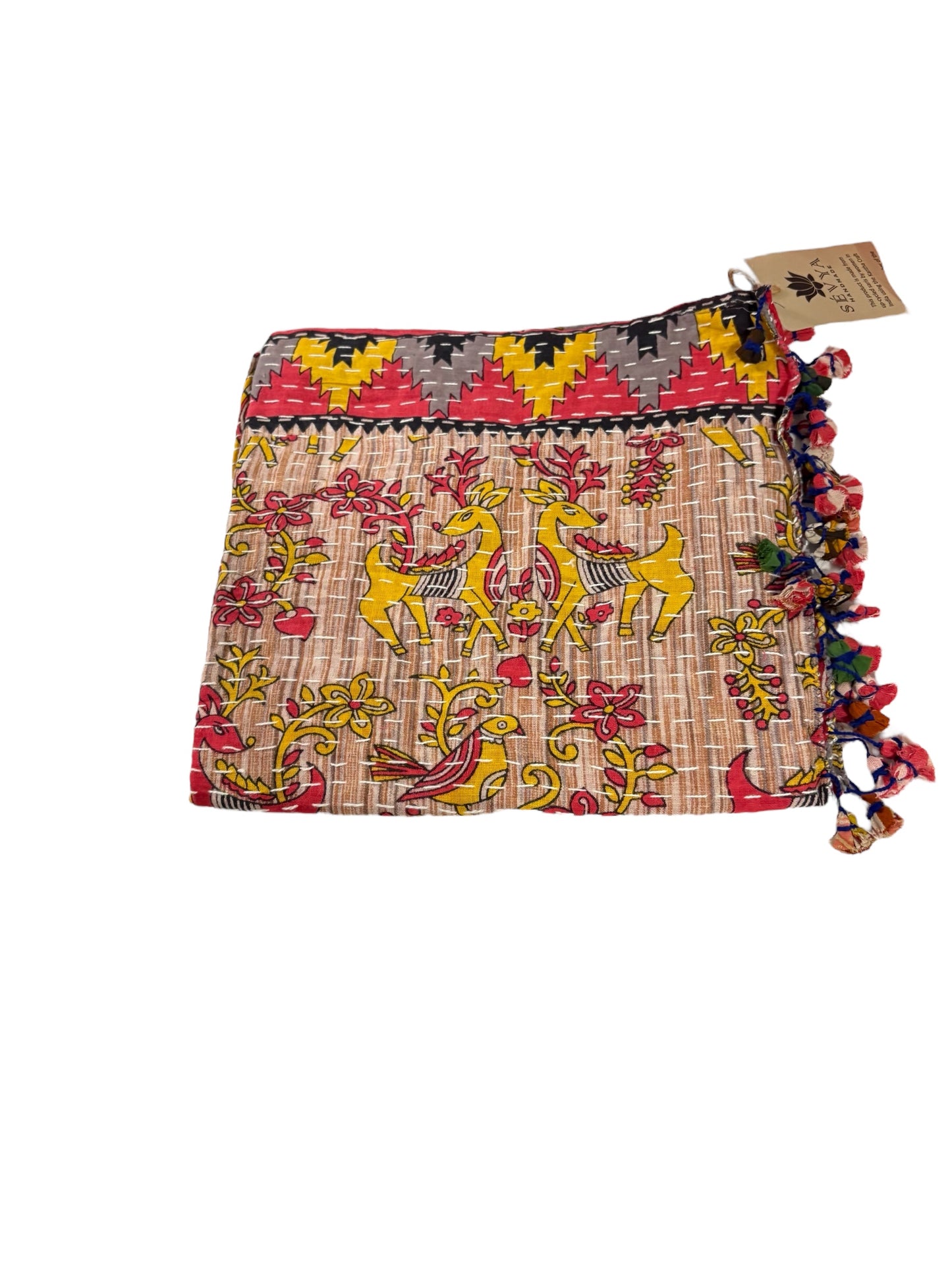 Nancy Cotton Kantha Scarves