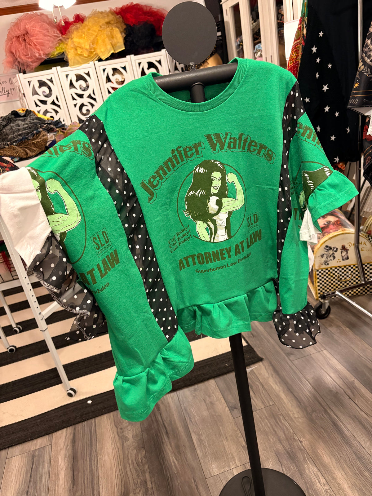 She’s a Lot of Woman Patchwork  Tee One Size Fits a Small to XL