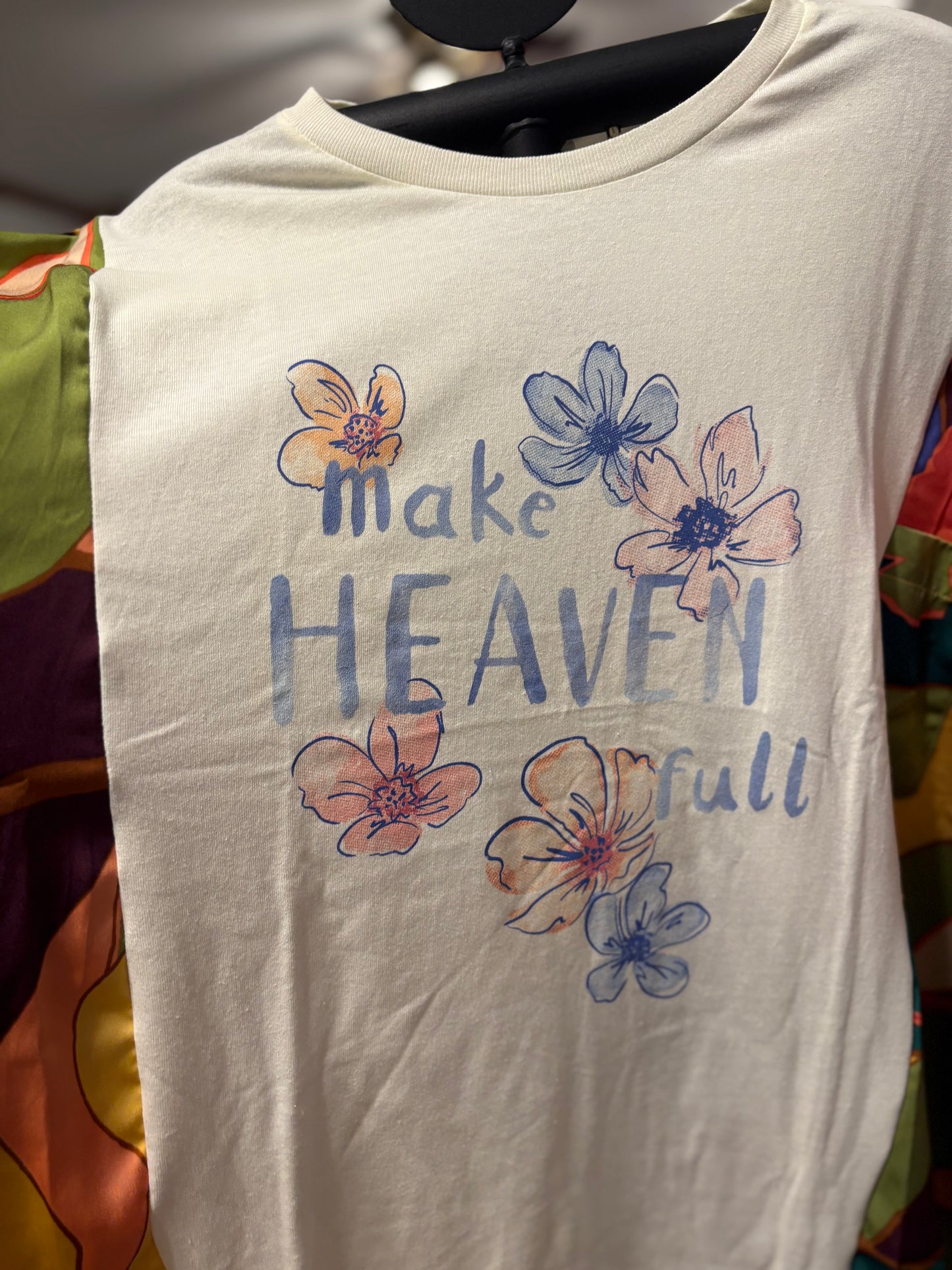 Make Heaven Full Upcycled Tee One Size Fits a Small to 3XL
