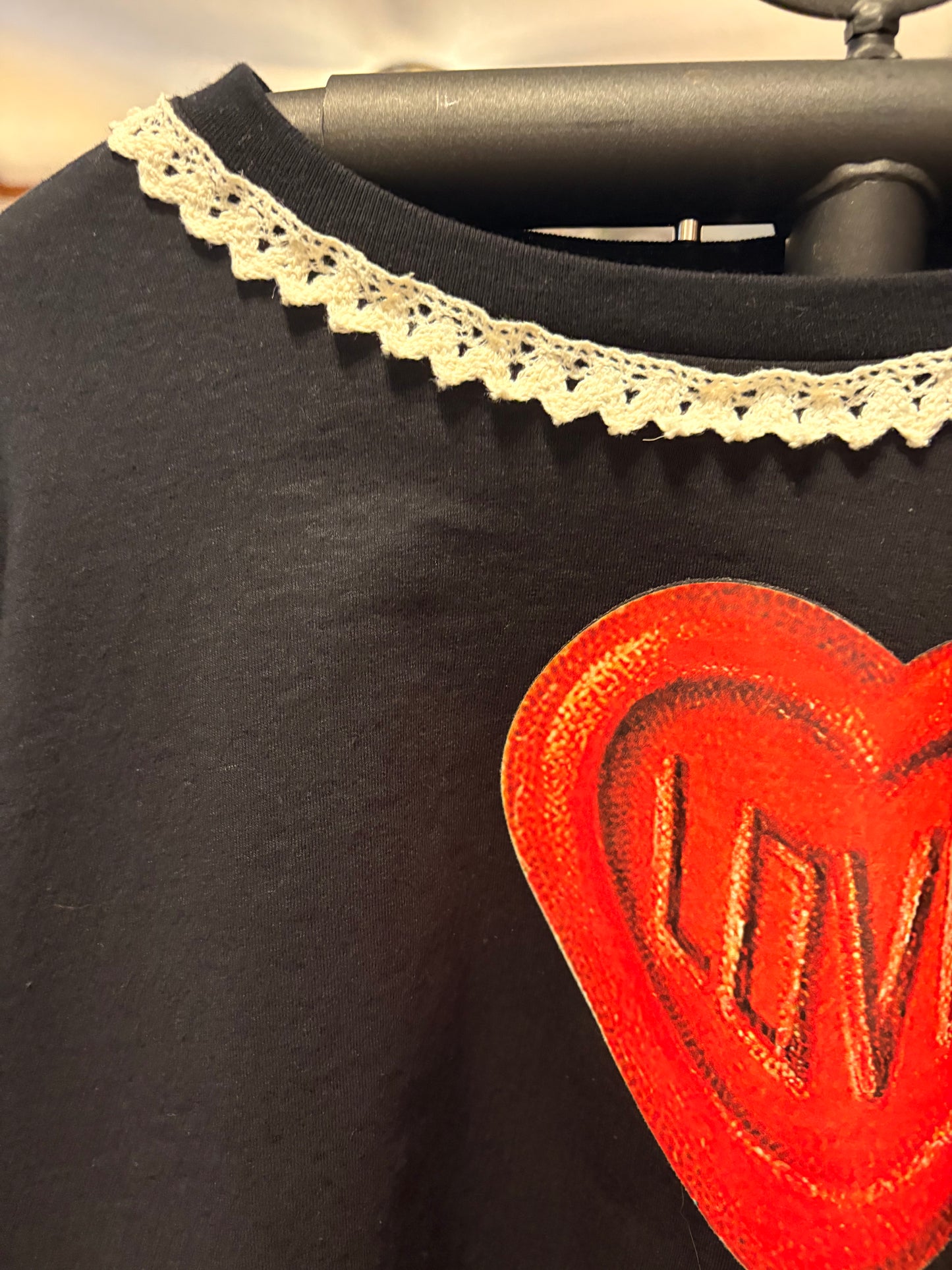 LOVE “Junk” Tee One Size Fits a Large to 3X Oversized